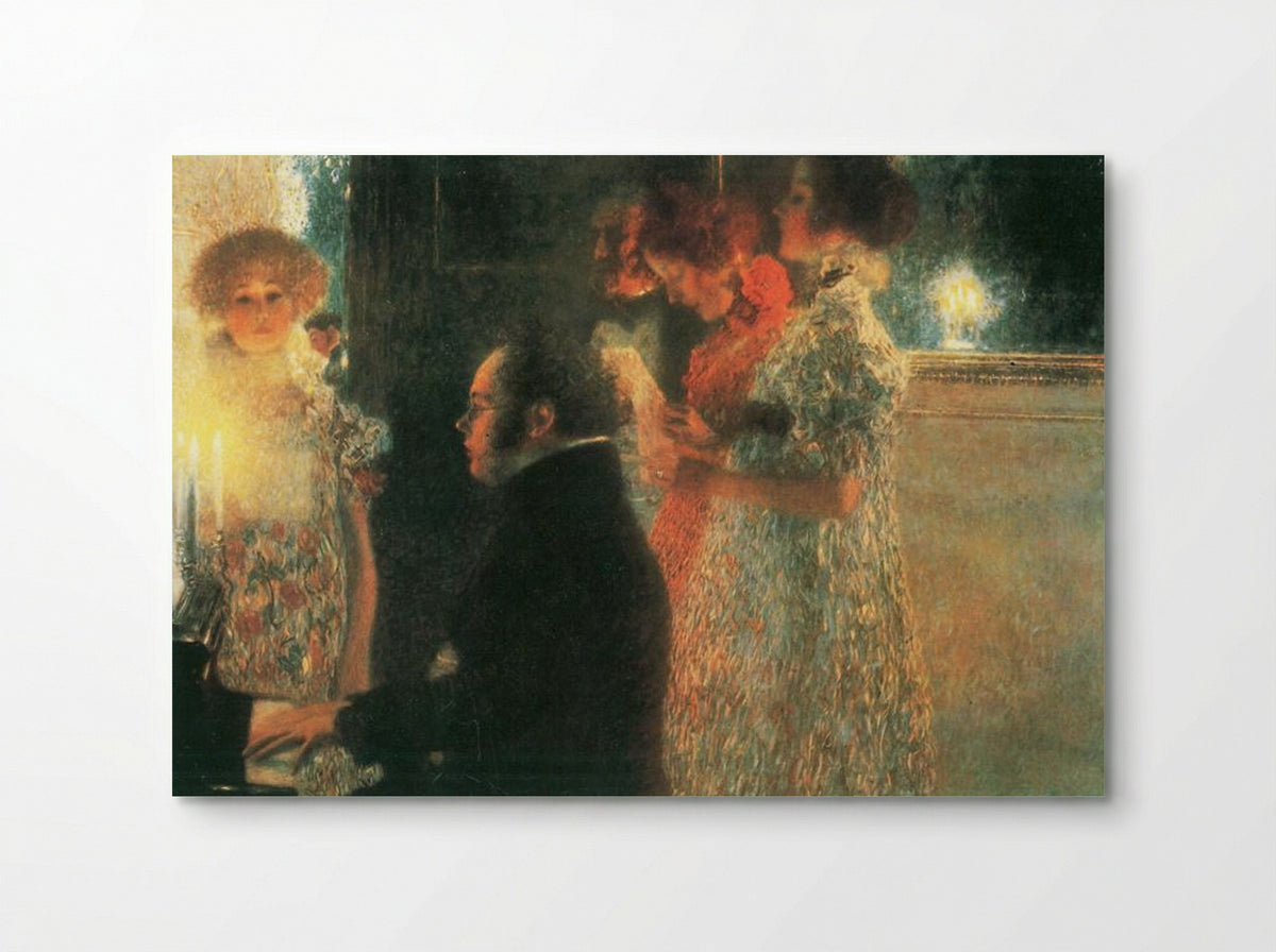 Schubert at the Piano II - Gustav Klimt - Poster