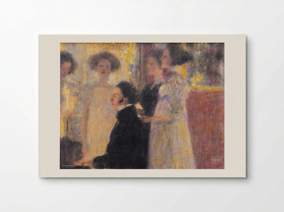 Schubert at the Piano I - Gustav Klimt - Poster