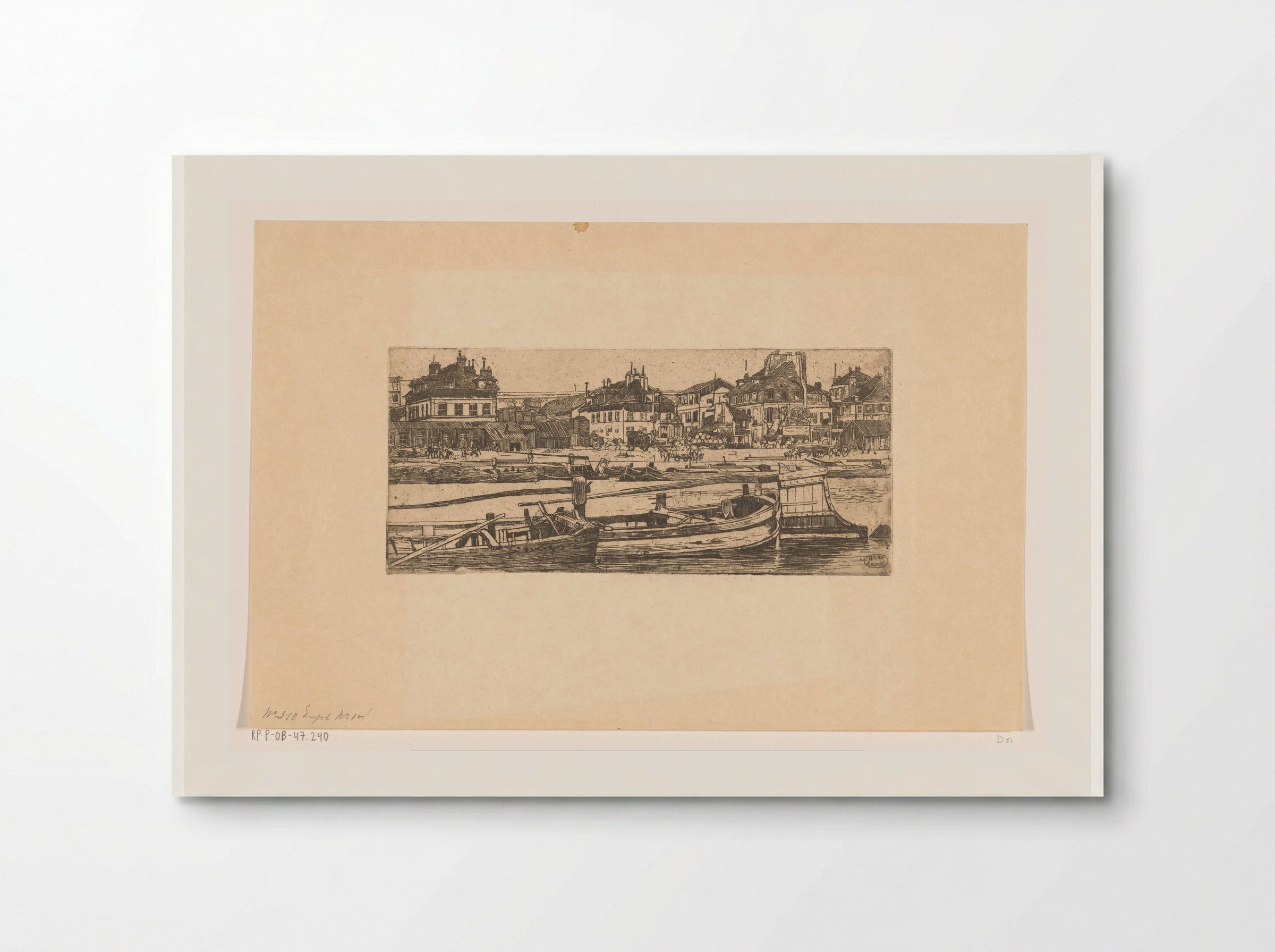 Schuiten in de Seine in Parijs - Pieter Dupont - Poster