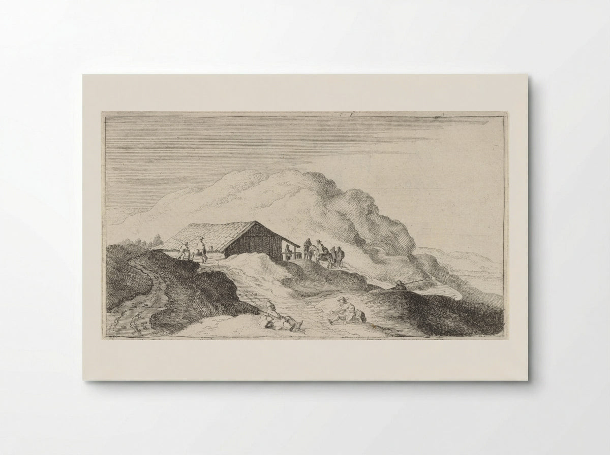Schuur in de duinen - Gillis van Scheyndel (I) - Poster