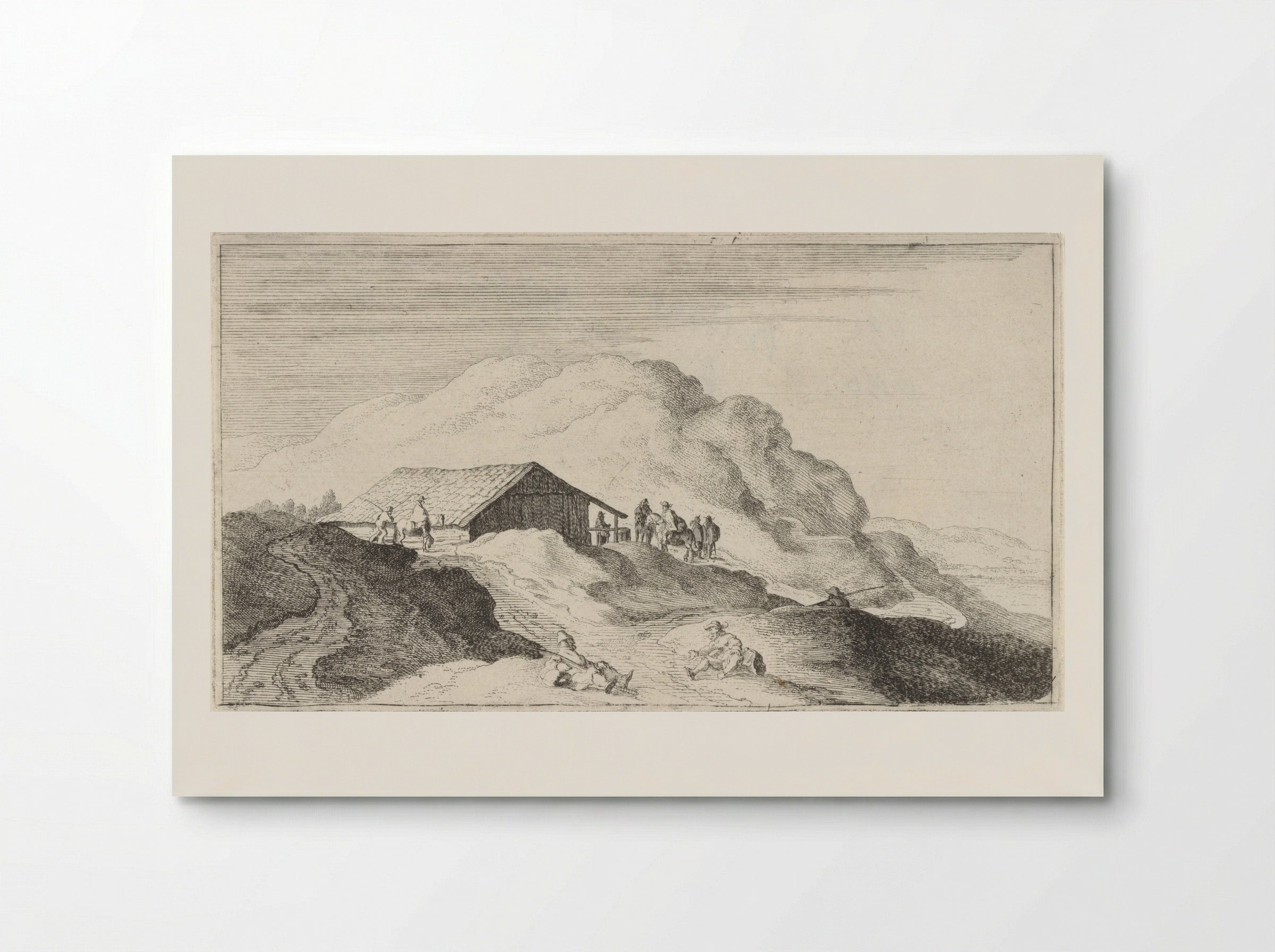 Schuur in de duinen - Gillis van Scheyndel (I) - Poster