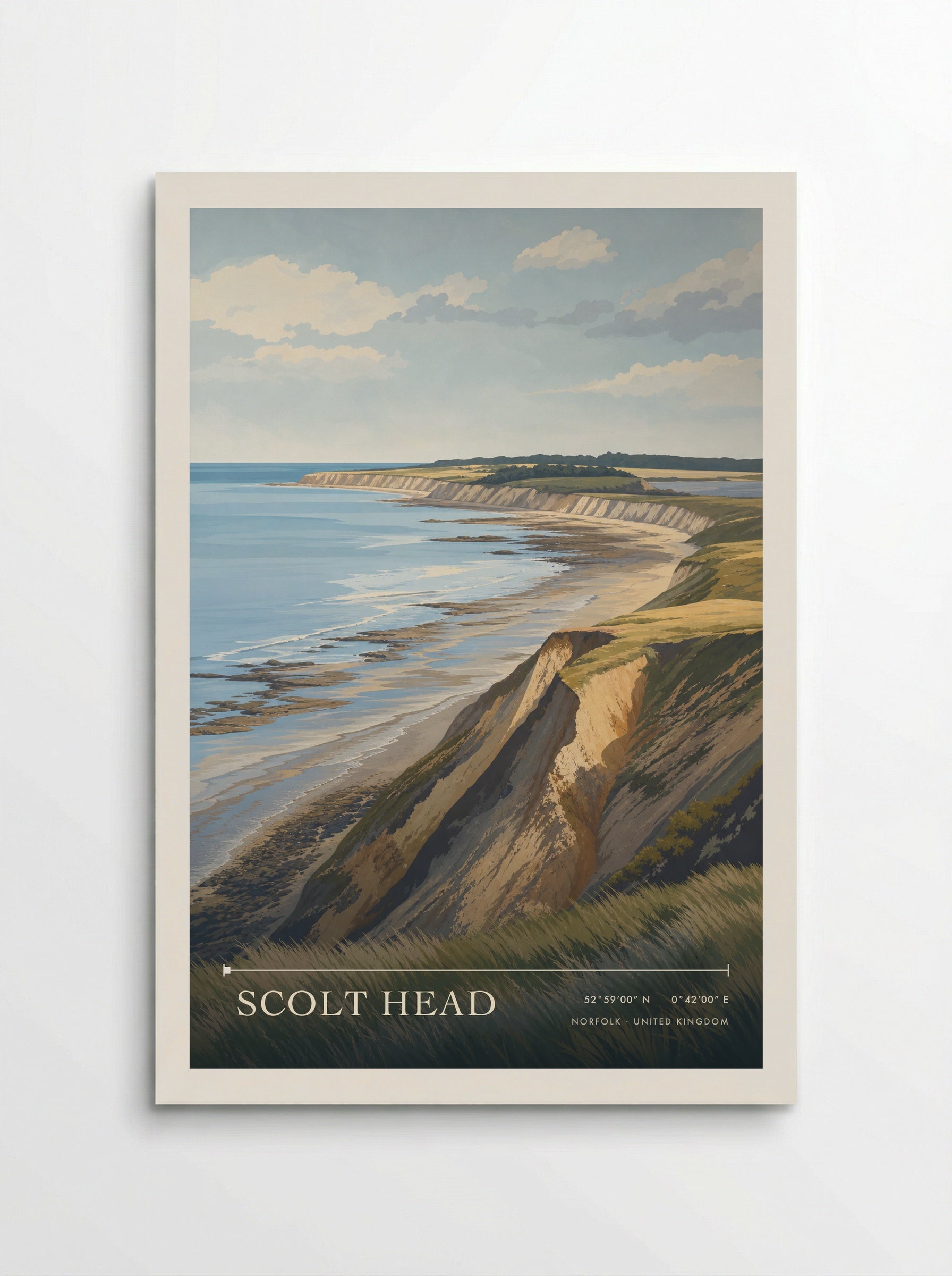 Scolt Head Norfolk United Kingdom Travel Poster - Poster