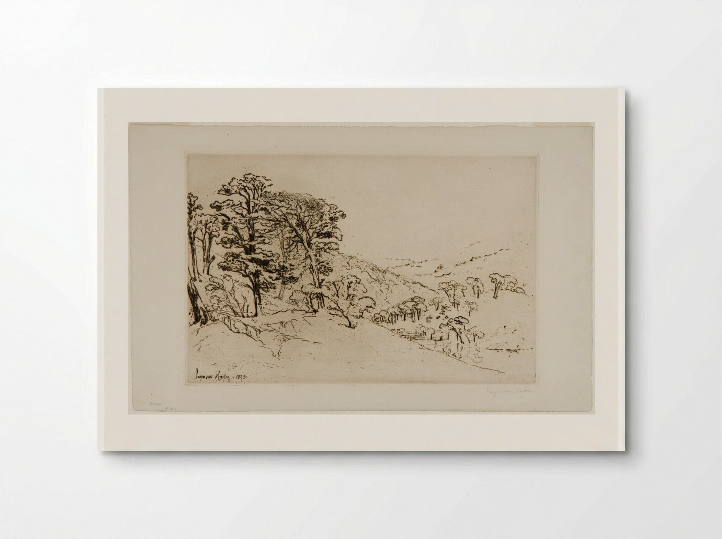 Scotch Firs, Inveroran - Francis Seymour Haden - Poster