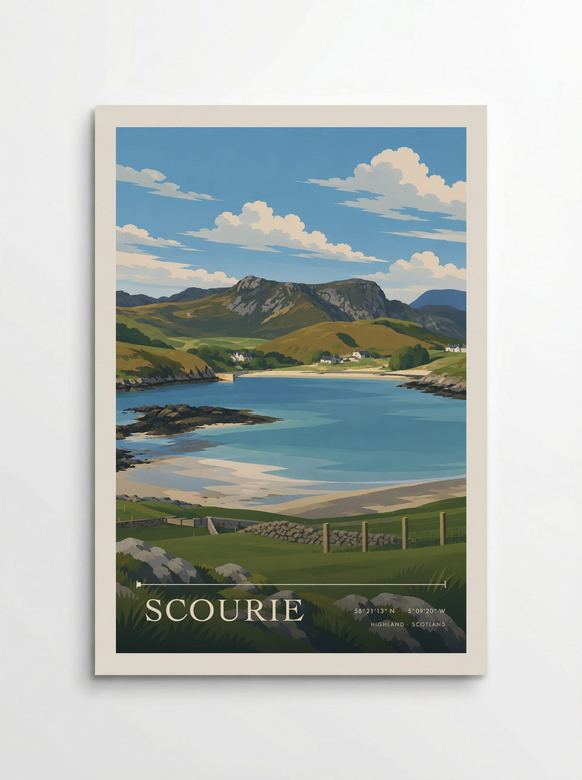 Scourie, Highland | Travel Poster - Poster