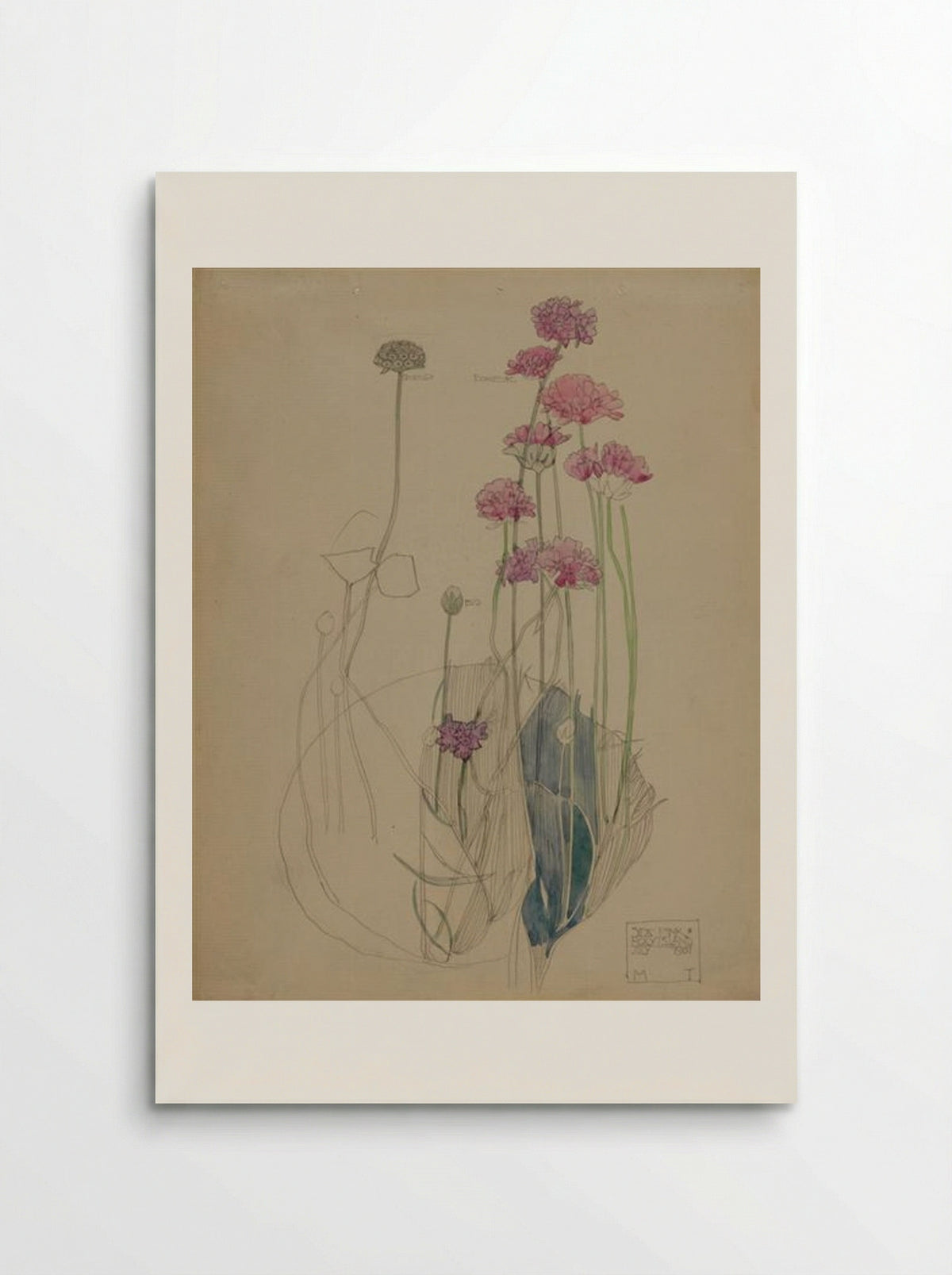 Sea Pink - Charles Rennie Mackintosh - Poster