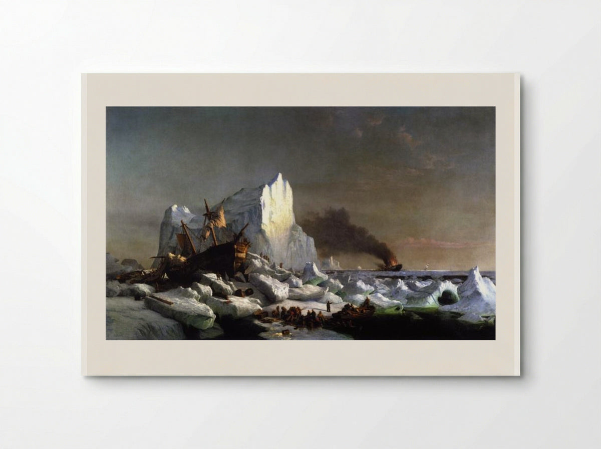 Sealers Crushed by Icebergs - William Bradford - Poster