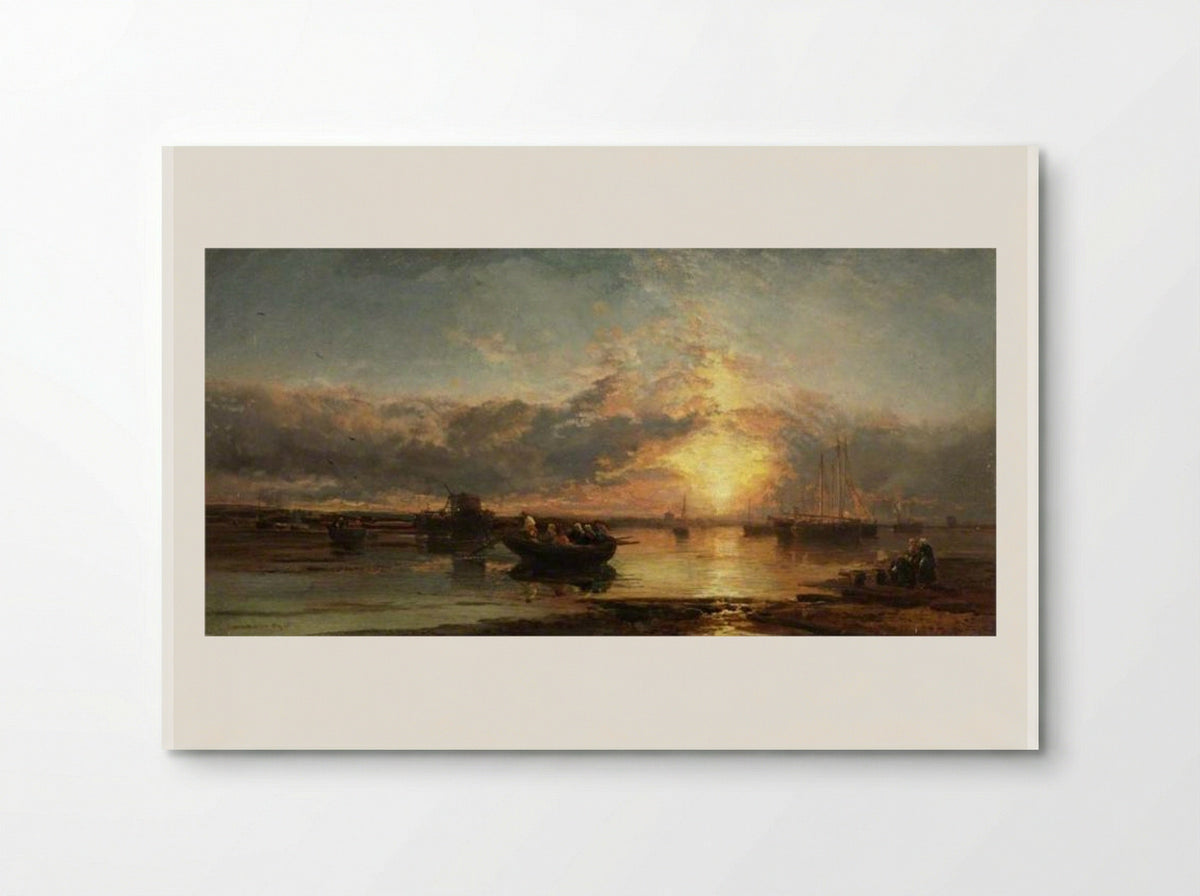 Seascape, Sunset - James Webb - Poster