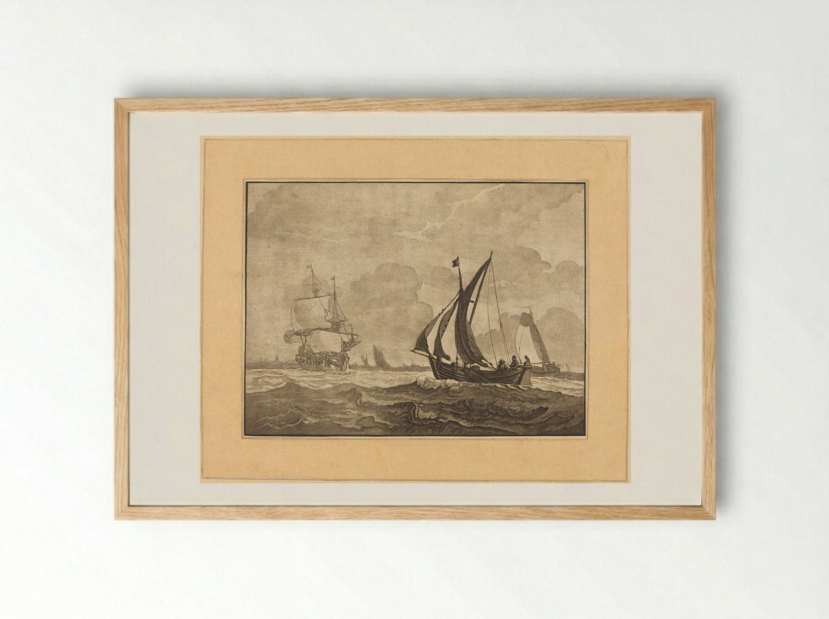 Seascape - Wigerus Vitringa - Framed Print Wood
