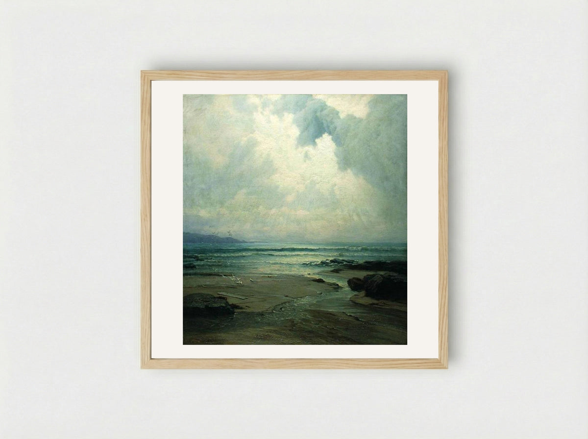 Seascape - Volodymyr Orlovsky - Framed Print Wood