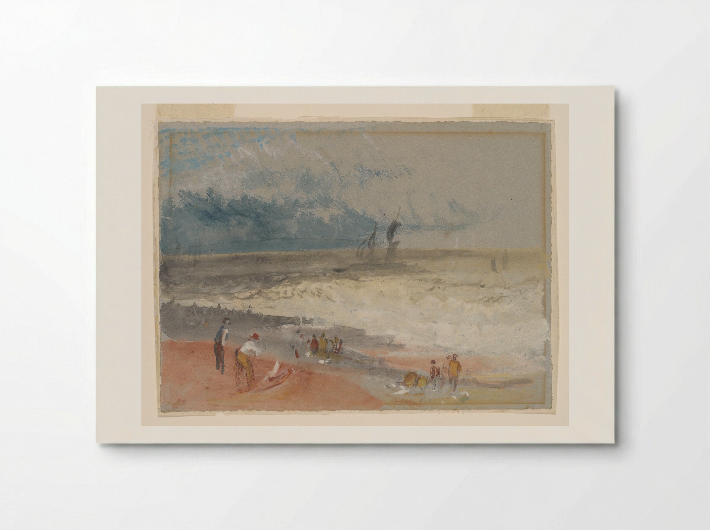Seashore at Hastings - Joseph Mallord William Turner - Poster