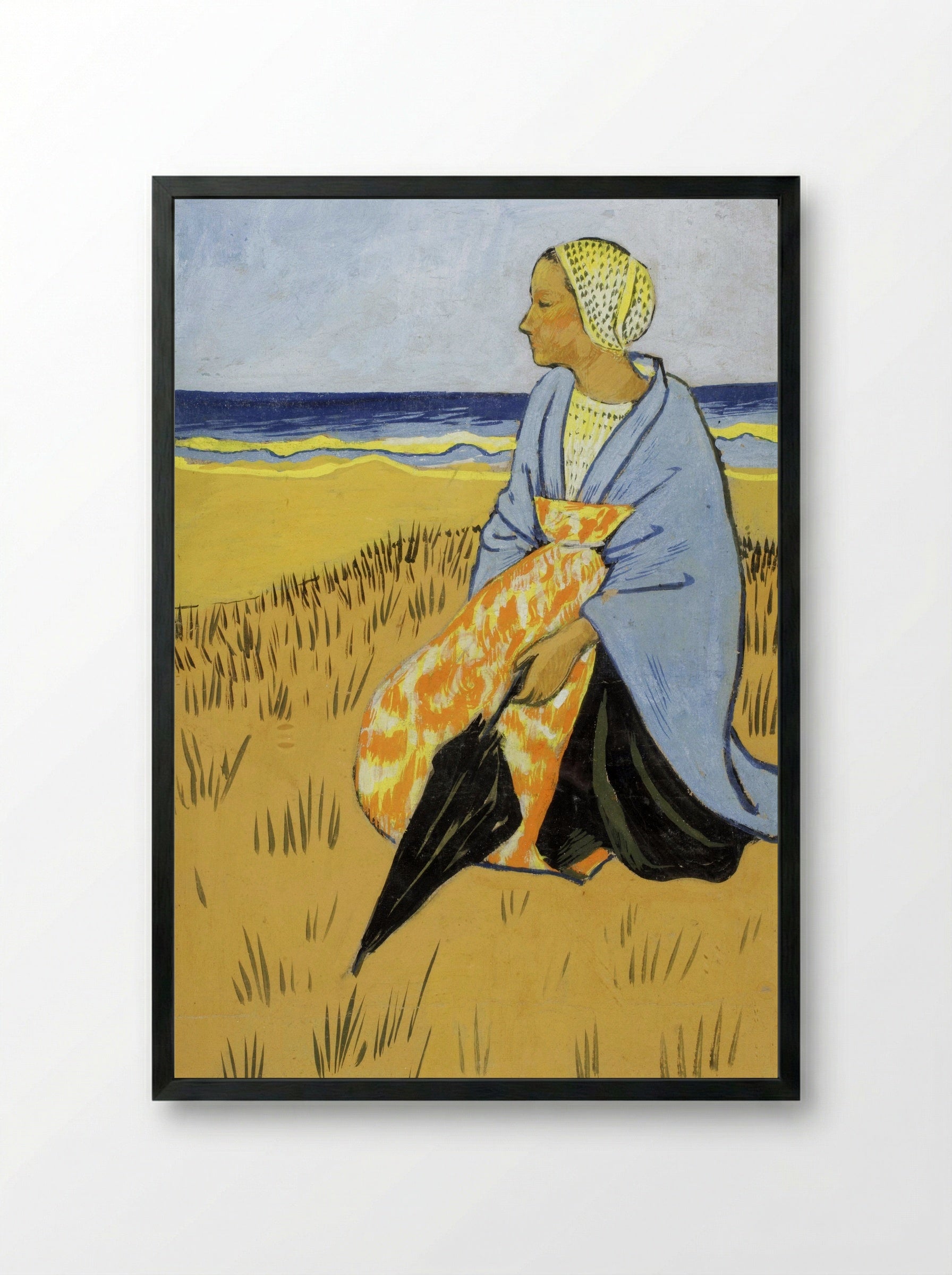 Seashore - Paul Sérusier - Framed Print Black