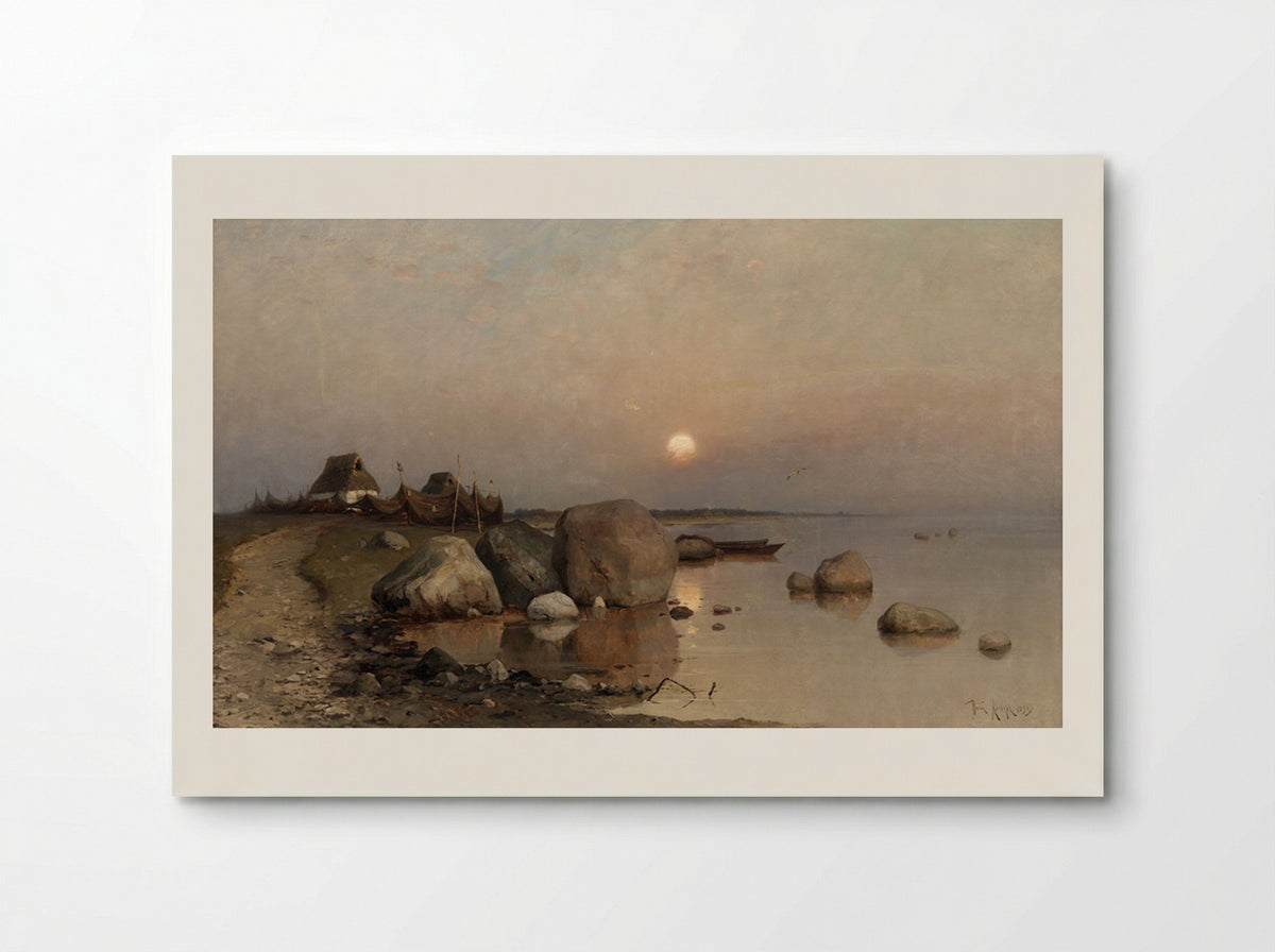 Seaside Village - Julius Sergius von Klever - Poster