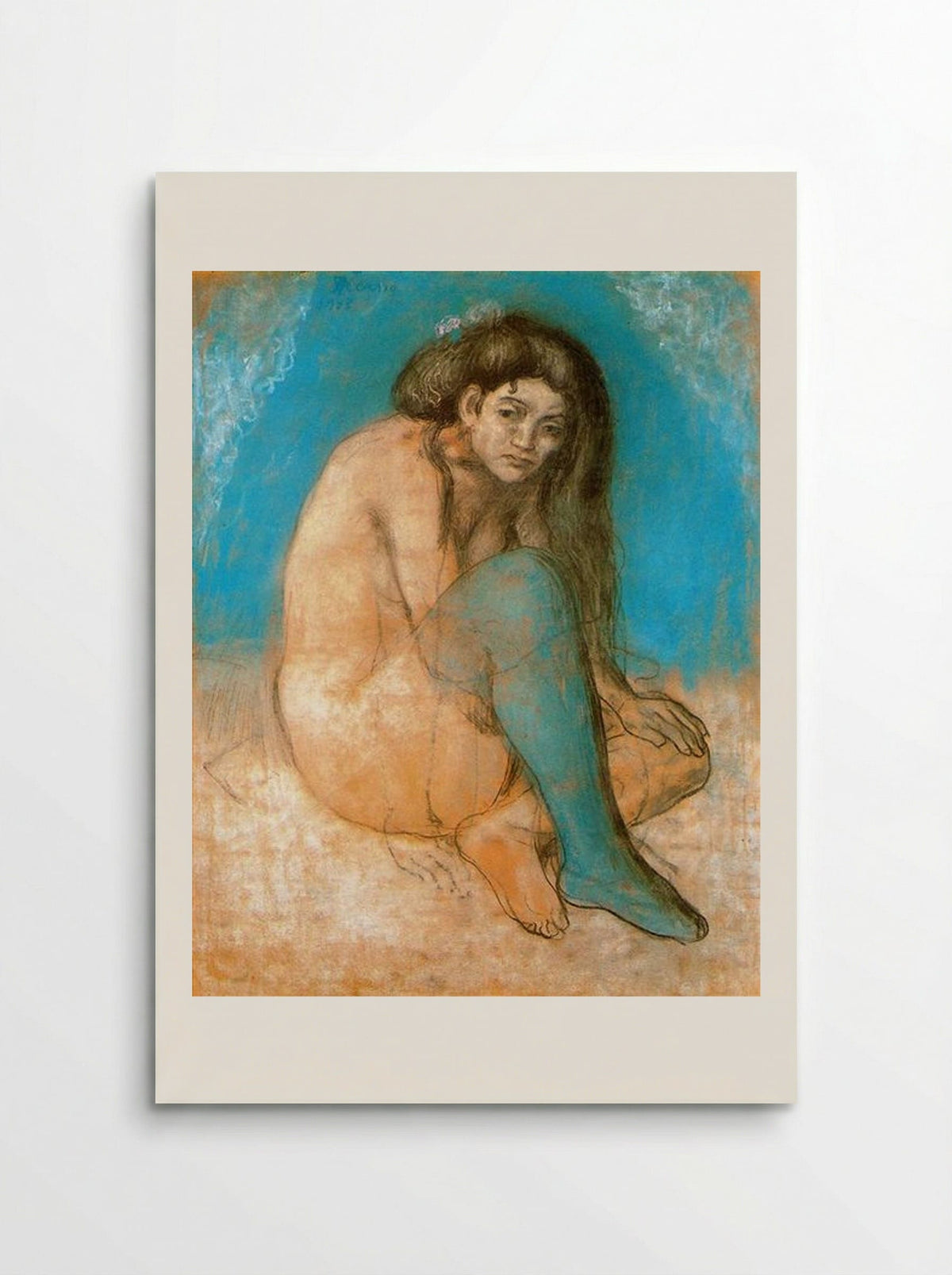 Seated Female Nude - Pablo Picasso - Poster