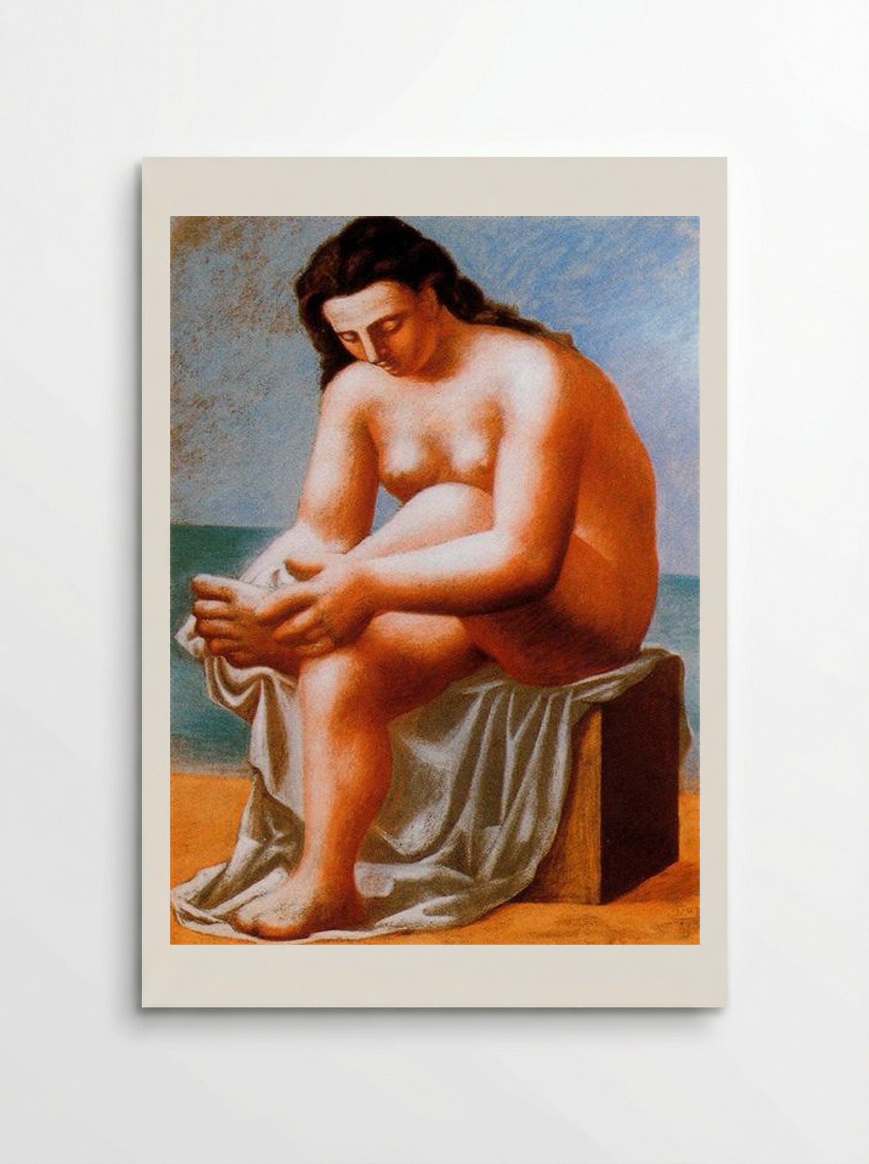 Seated Nude Drying Her Feet - Pablo Picasso - Poster
