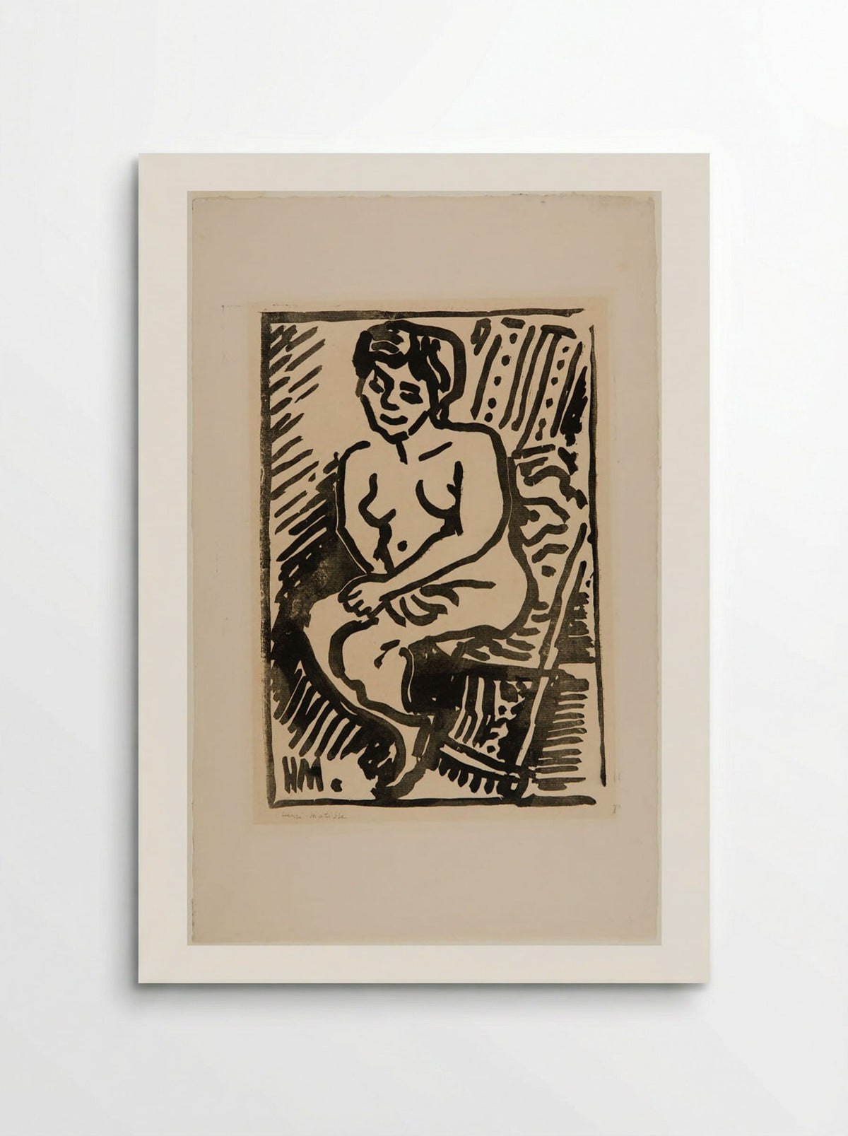 Seated Nude - Henri Matisse - Poster
