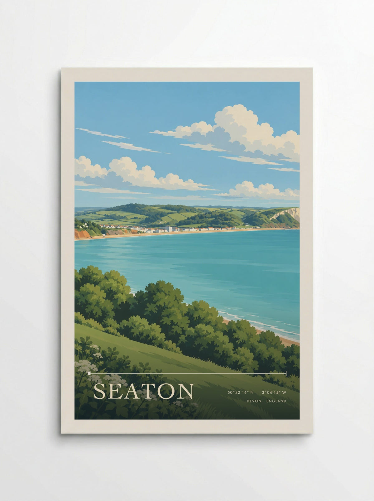 Seaton, Devon | Travel Poster - Poster