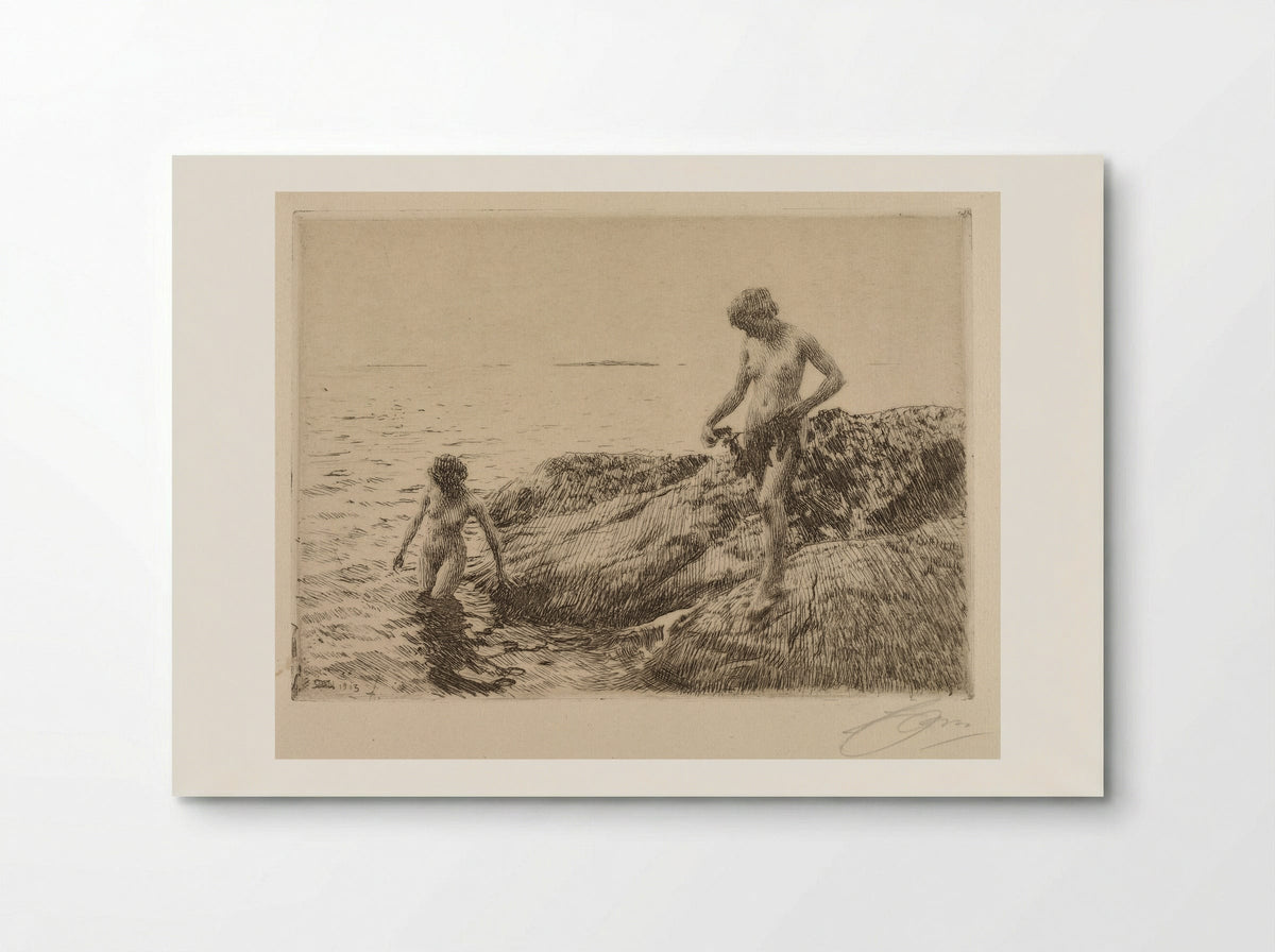 Seaward Skerries - Anders Zorn - Poster
