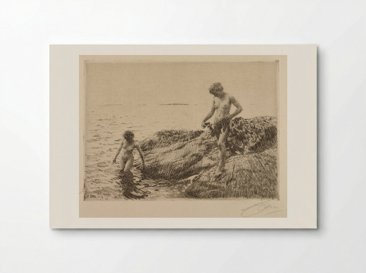 Seaward Skerries - Anders Zorn - Poster