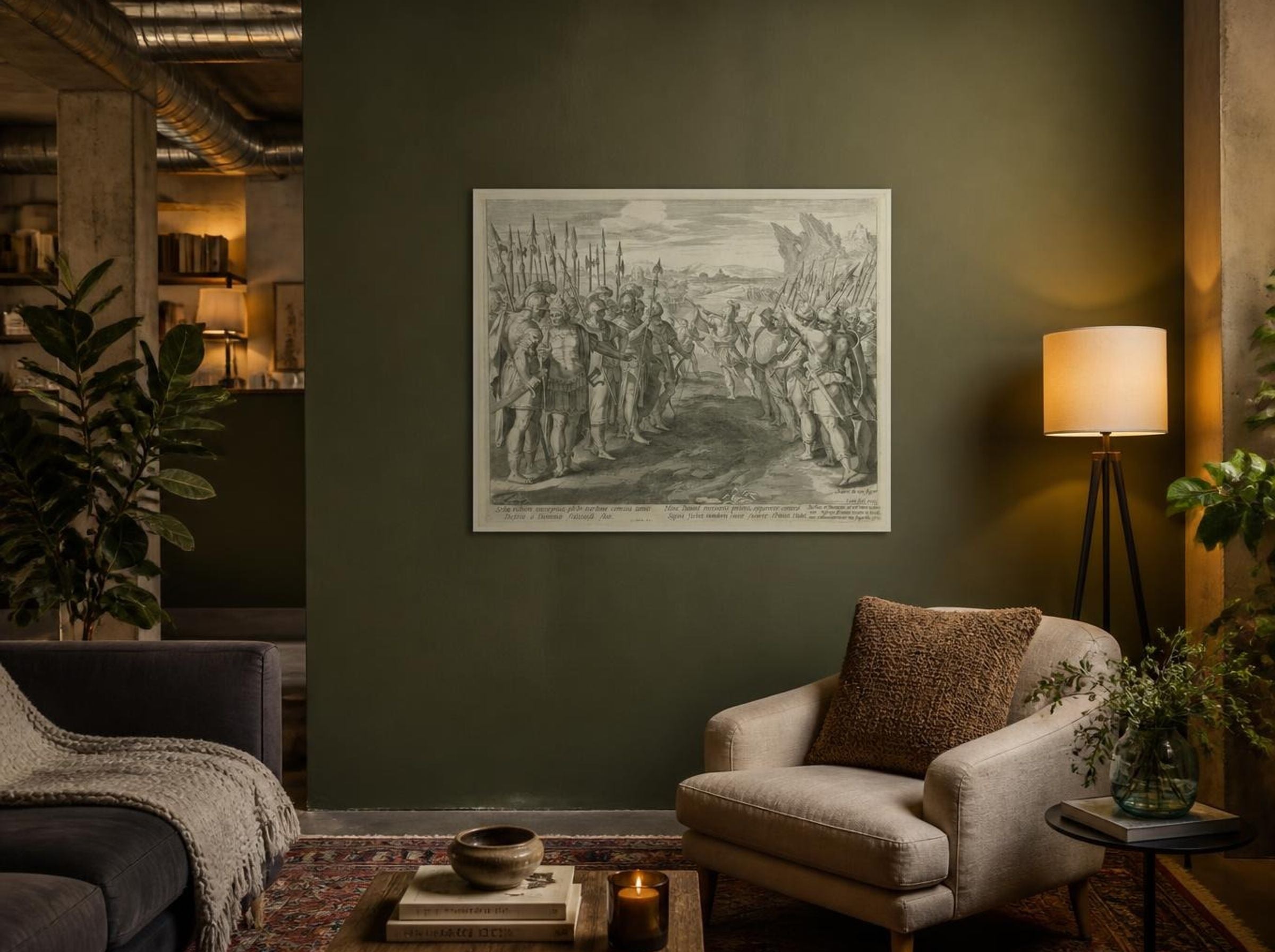 Seba Rebels Against King David - Aegidius Sadeler (II) - Lifestyle