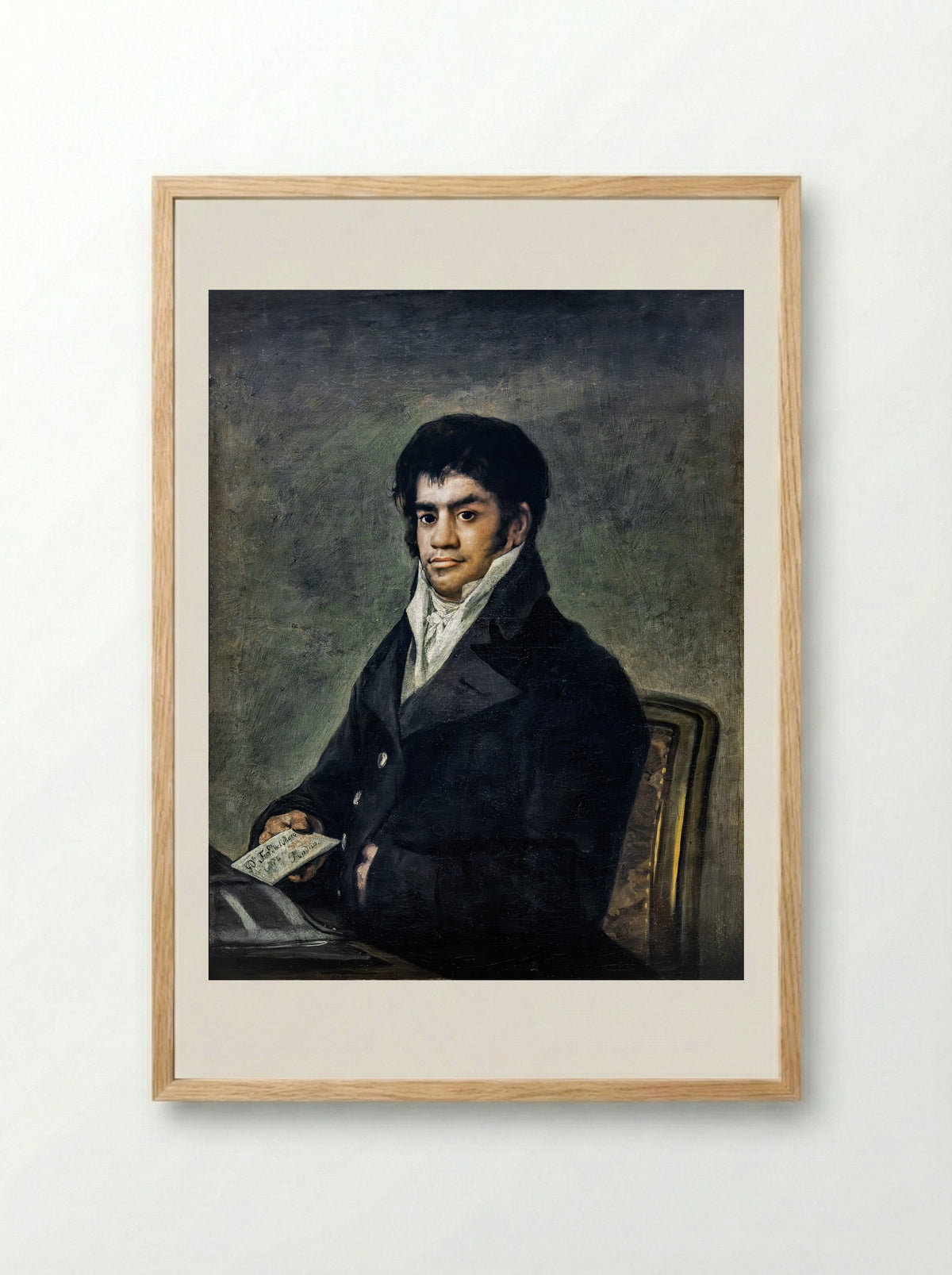 Sebastián Martínez y Pérez - Francisco de Goya - Framed Print Wood