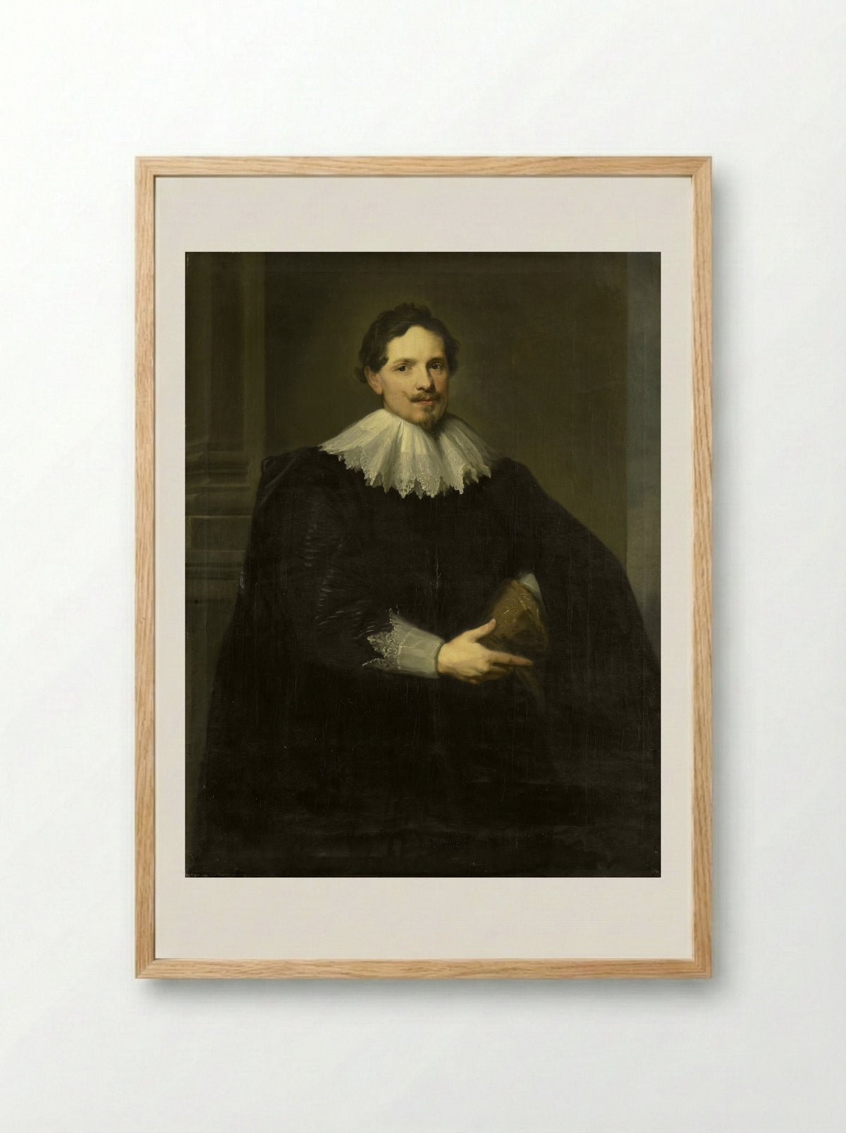 Sebastiaan Leerse, koopman te Antwerpen - Willem Bartel van der Kooi - Framed Print Wood