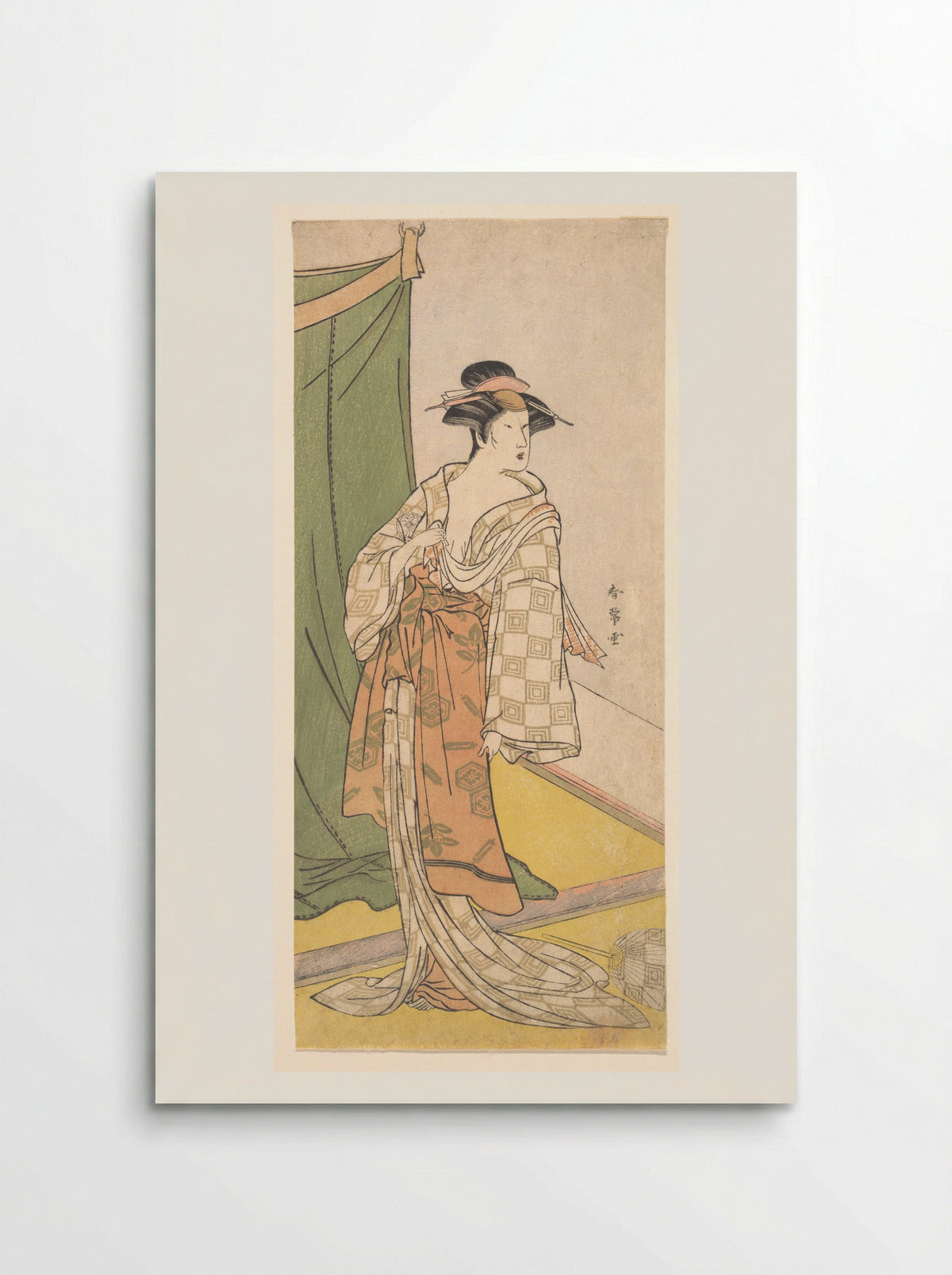 Segawa Kikunojo III - Katsukawa Shunjō - Poster