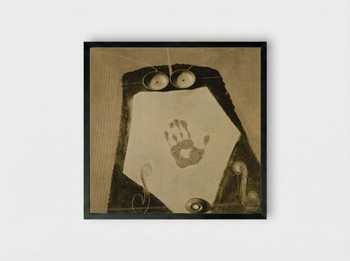 Self-Portrait Assemblage - Man Ray - Framed Print Black