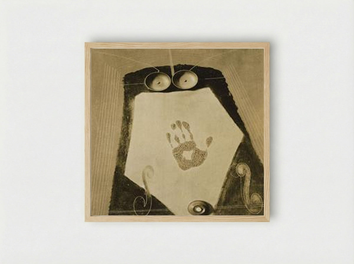 Self-Portrait Assemblage - Man Ray - Framed Print Wood