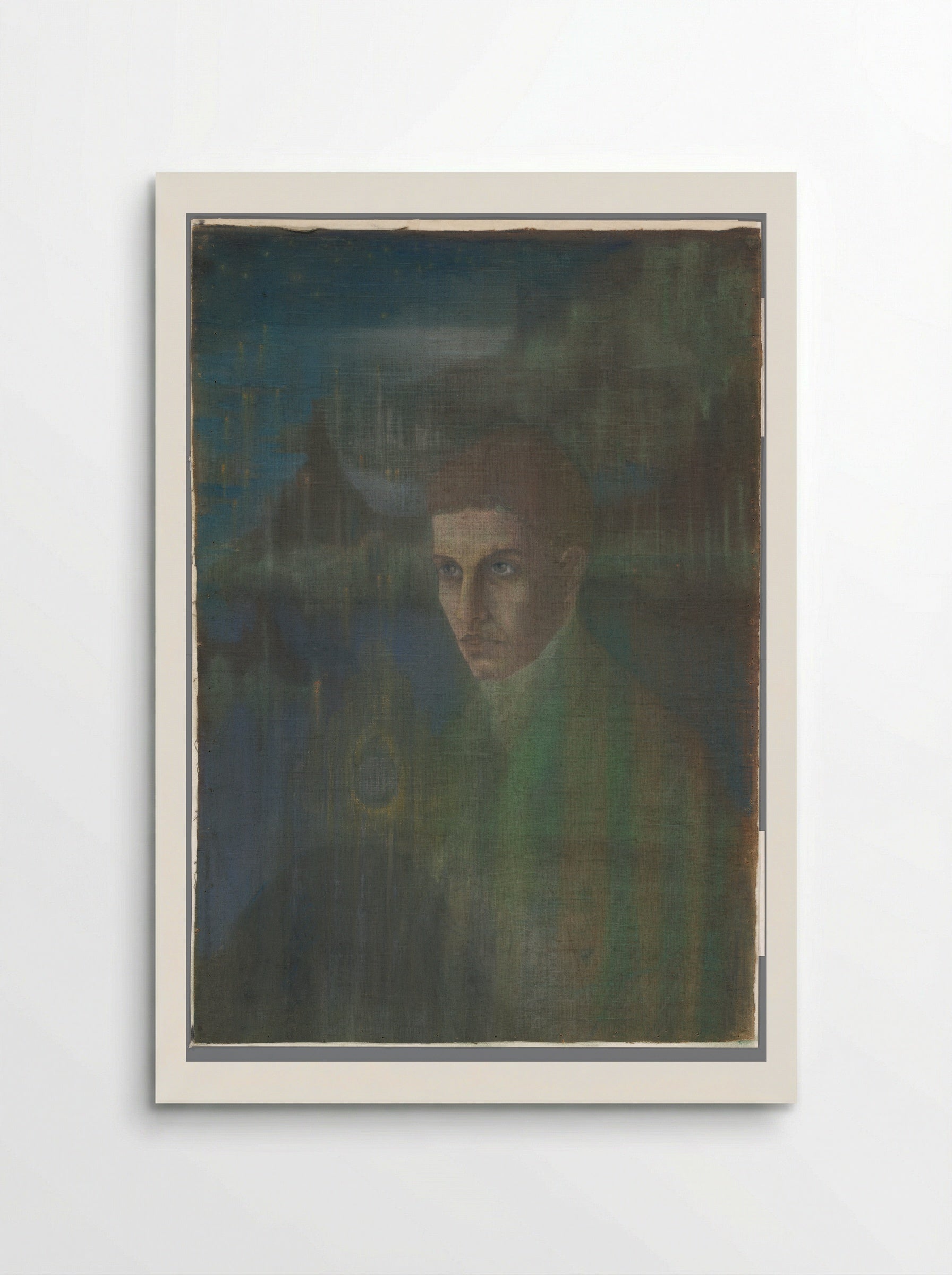 Self-Portrait Lying in a Dune Landscape - Karel de Nerée tot Babberich - Poster