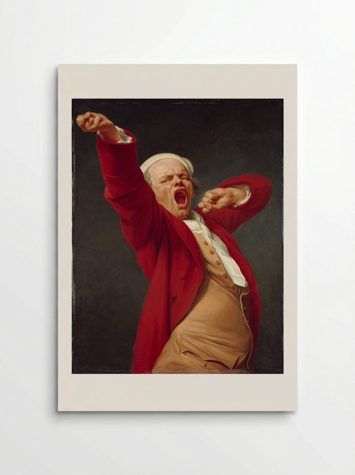 Self-Portrait, Yawning - Joseph Ducreux - Poster