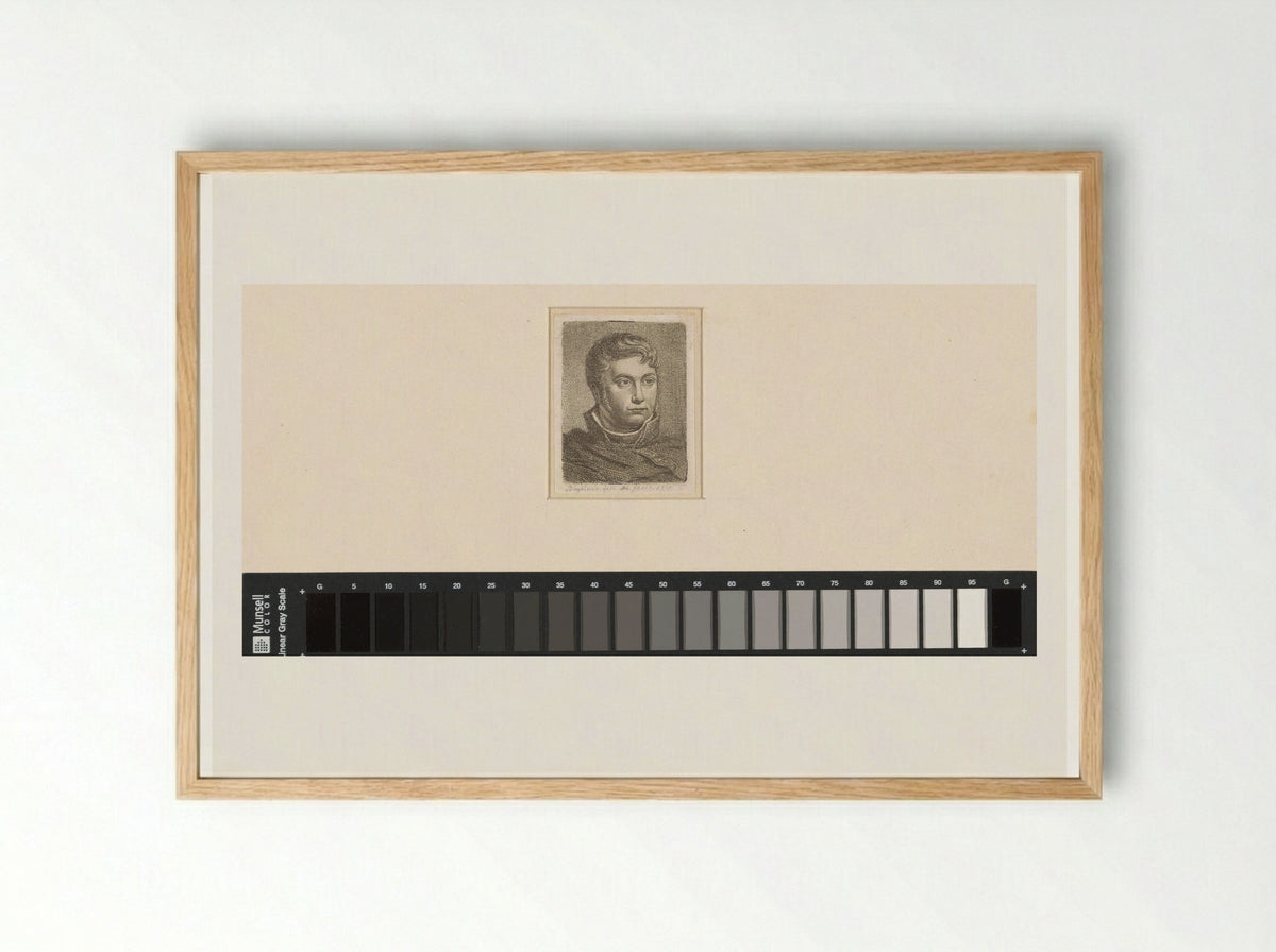 Self-Portrait as an Officer - Ernst Willem Jan Bagelaar - Framed Print Wood