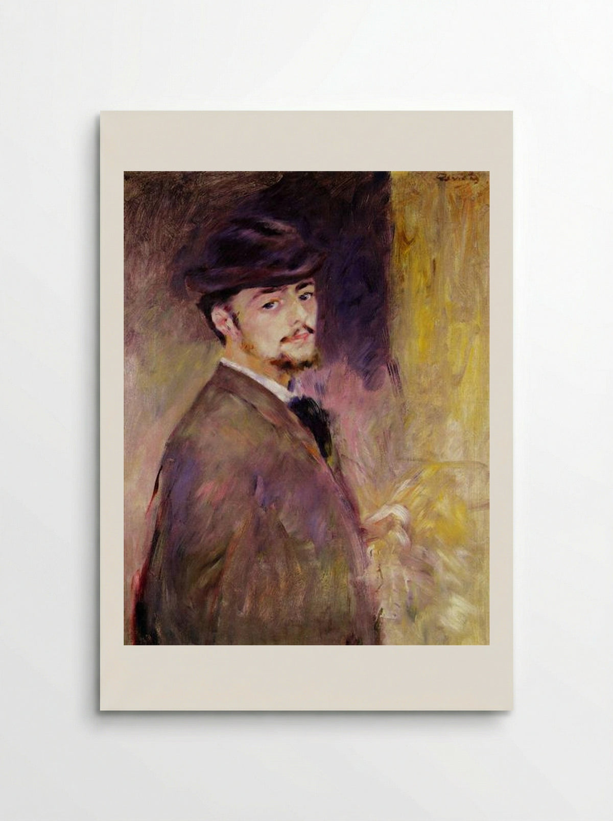 Self-Portrait at the Age of Thirty Five - Pierre-Auguste Renoir - Poster