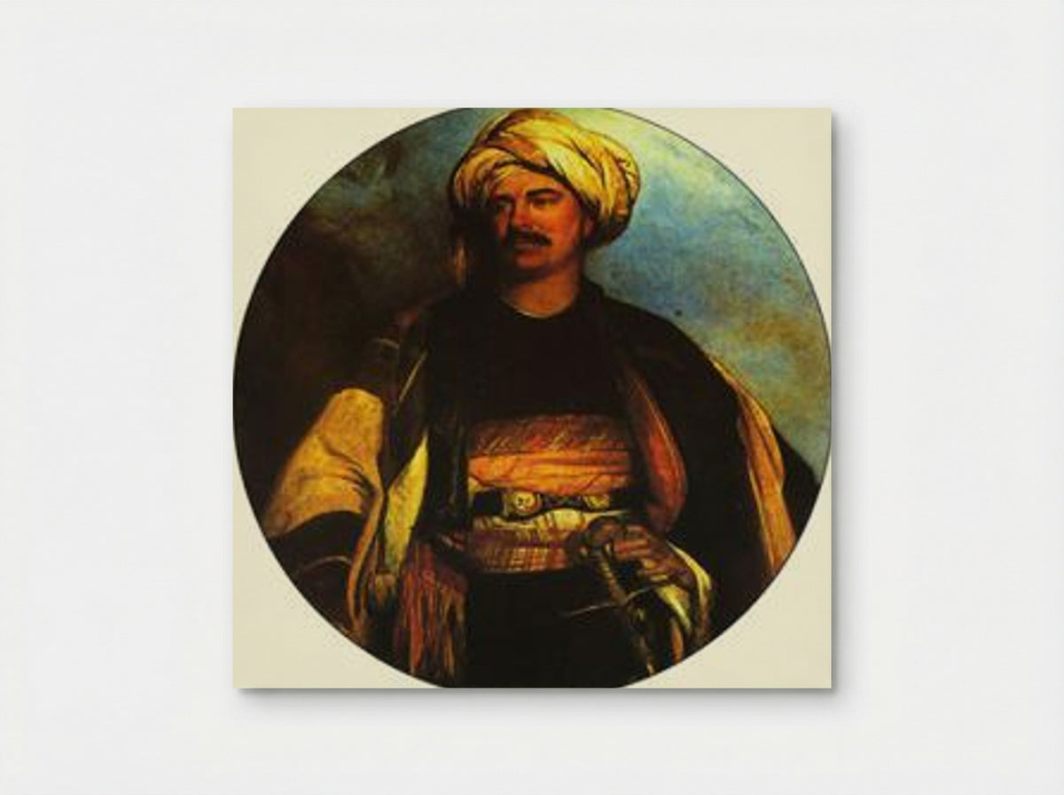 Self-Portrait in Eastern Dress - David Roberts - Poster