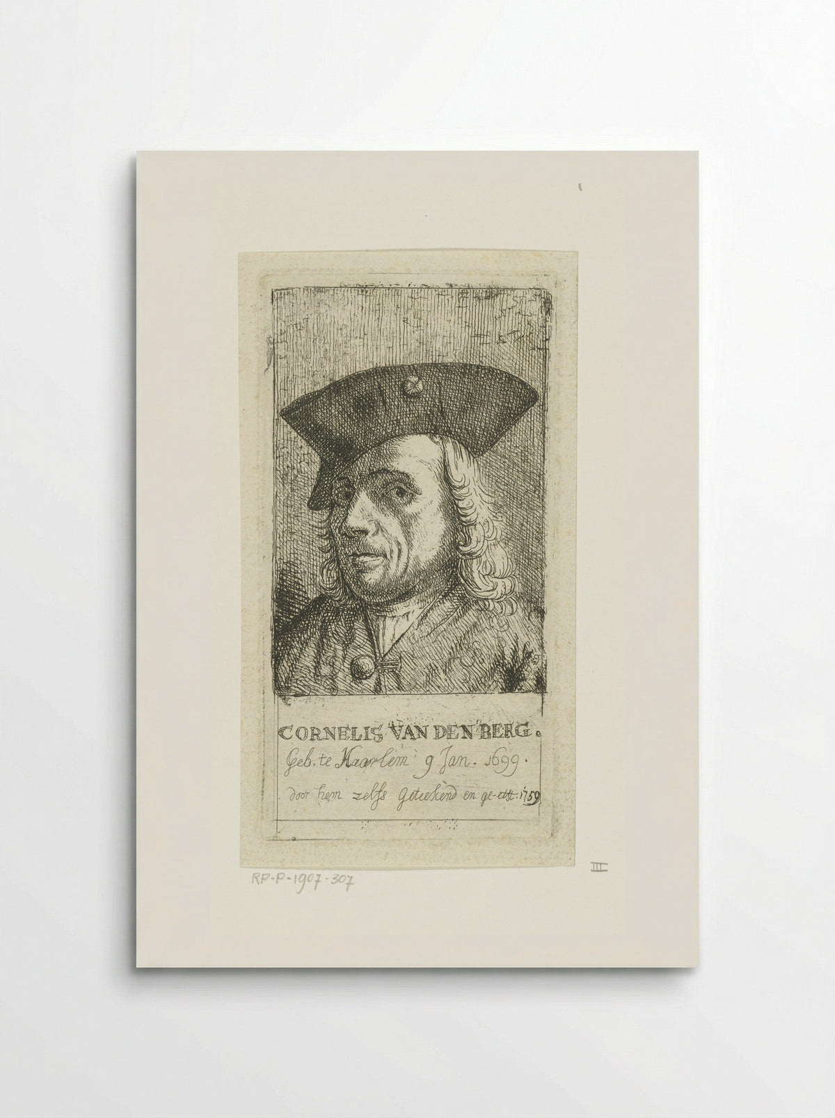 Self-Portrait of Cornelis van den Berg - Cornelis van den Berg - Poster