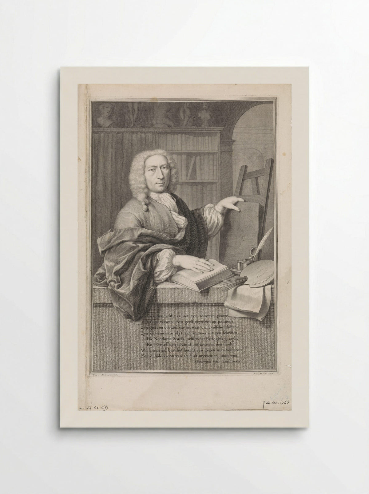 Self-Portrait of Frans van Mieris (II) - Frans van Mieris (II) - Poster