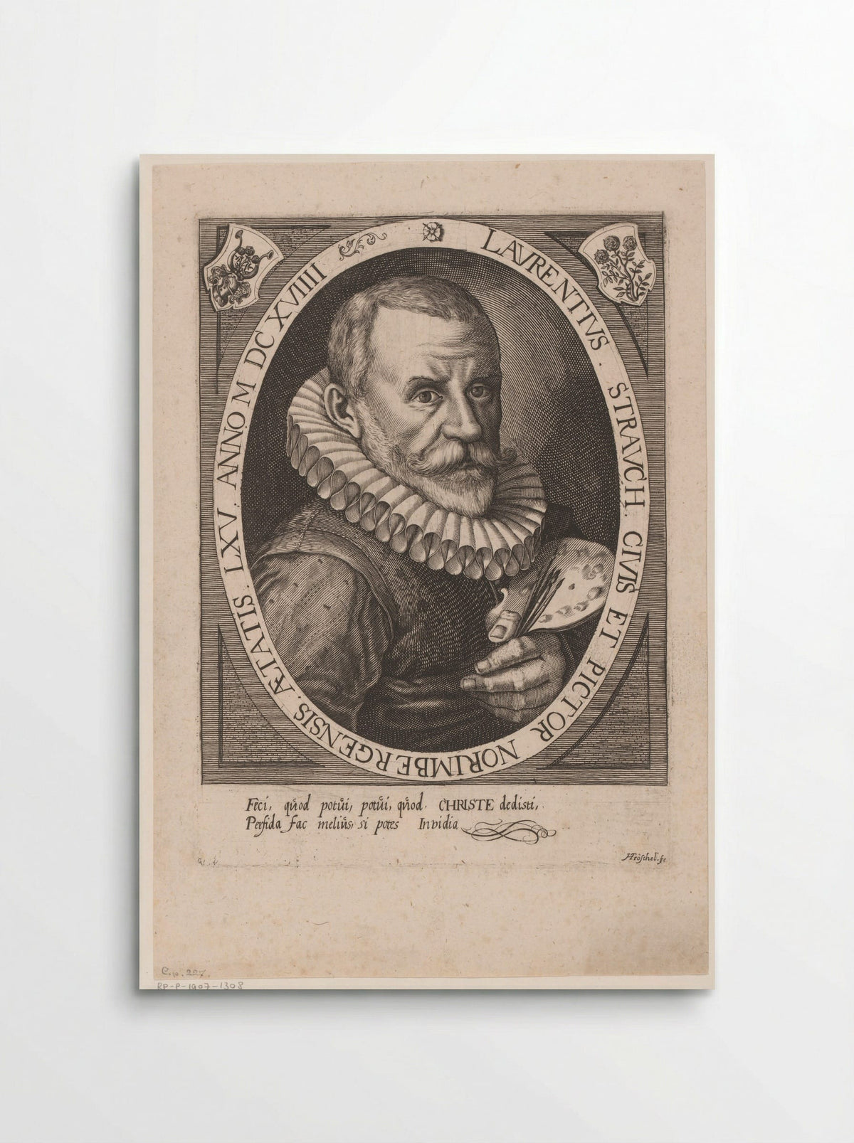 Self-Portrait of Lorenz Strauch - Lorenz Strauch - Poster
