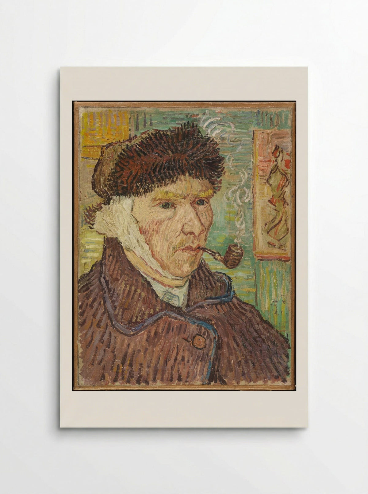 Self-Portrait with Bandaged Ear - Vincent van Gogh - Poster