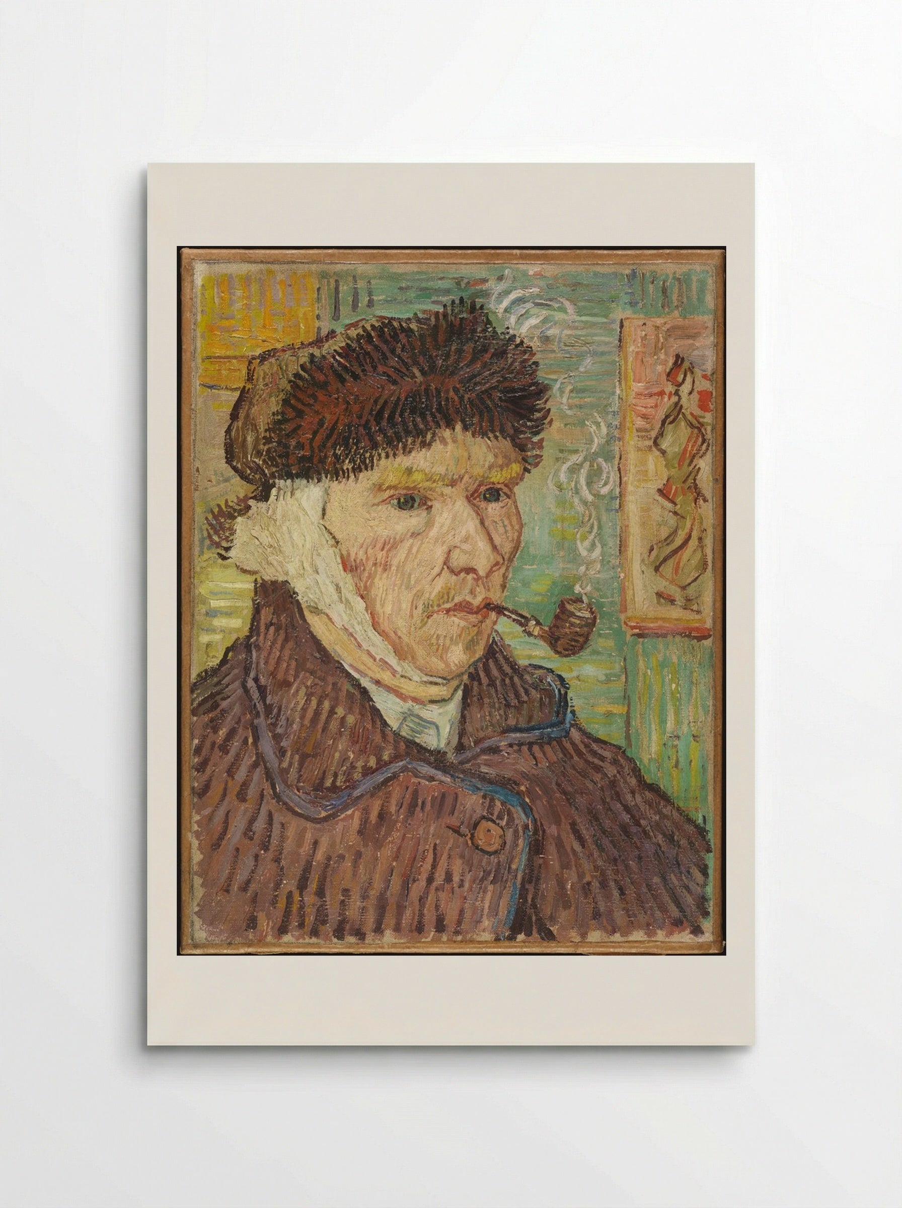 Self-Portrait with Bandaged Ear - Vincent van Gogh - Poster