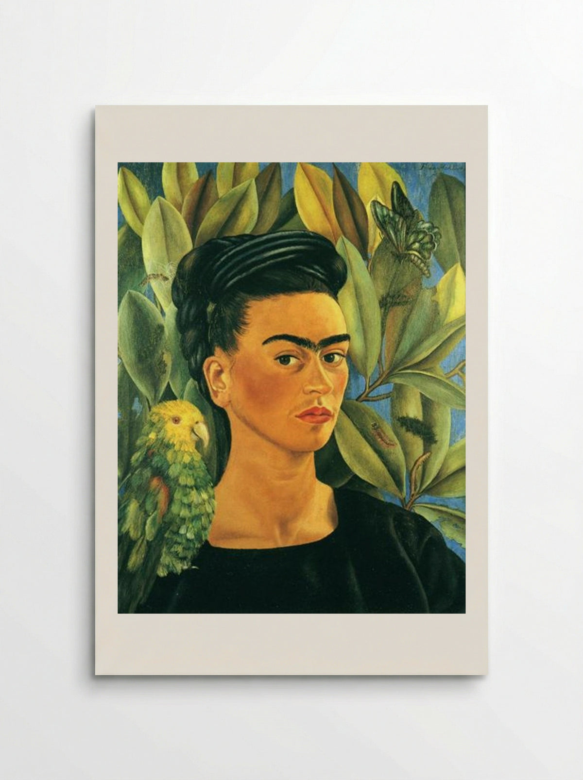 Self-Portrait with Bonito - Frida Kahlo - Poster