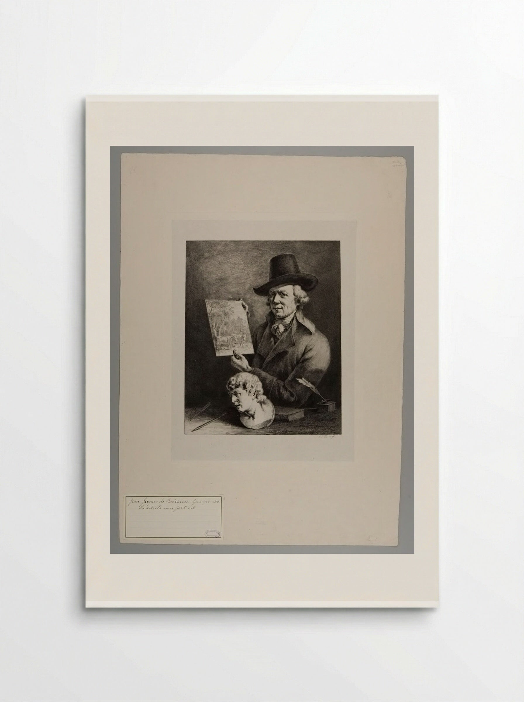 Self-Portrait (with Cows) - Jean-Jacques de Boissieu - Poster