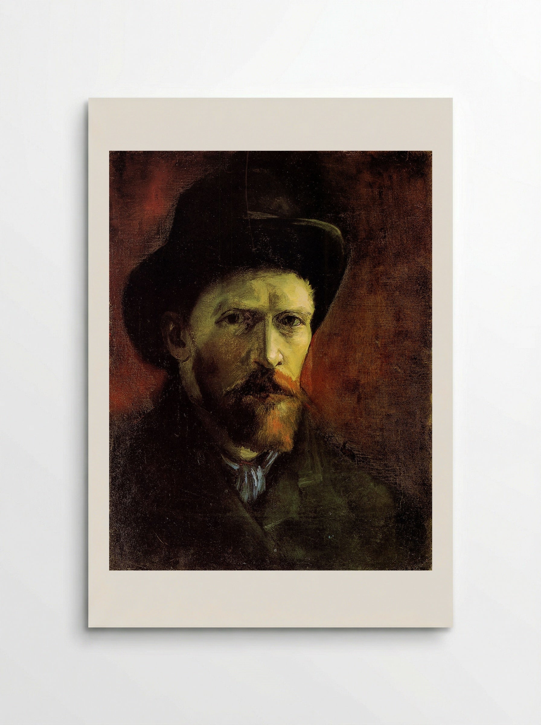 Self-Portrait with Dark Felt Hat - Vincent van Gogh - Poster