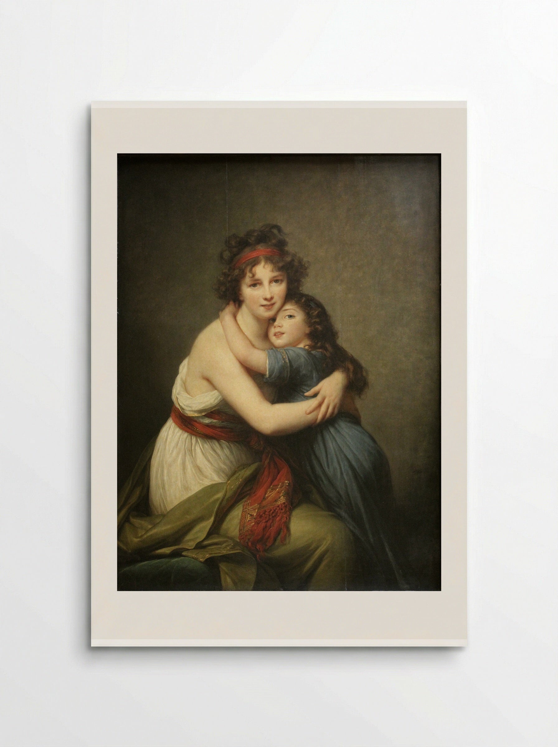 Self-Portrait with Her Daughter, Julie - Louise Elisabeth Vigée Le Brun - Poster