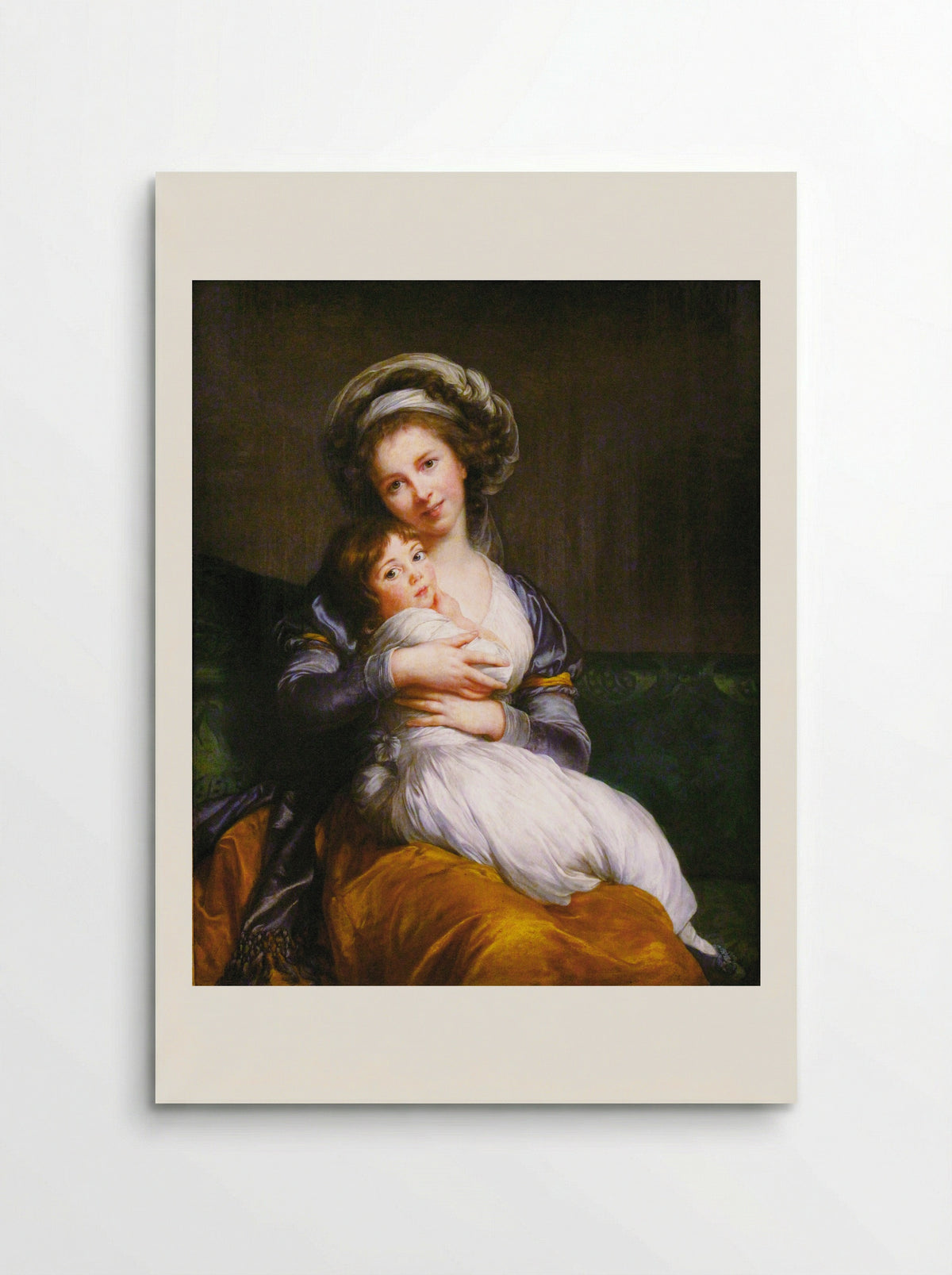 Self-Portrait with Her Daughter, Julie - Louise Elisabeth Vigée Le Brun - Poster