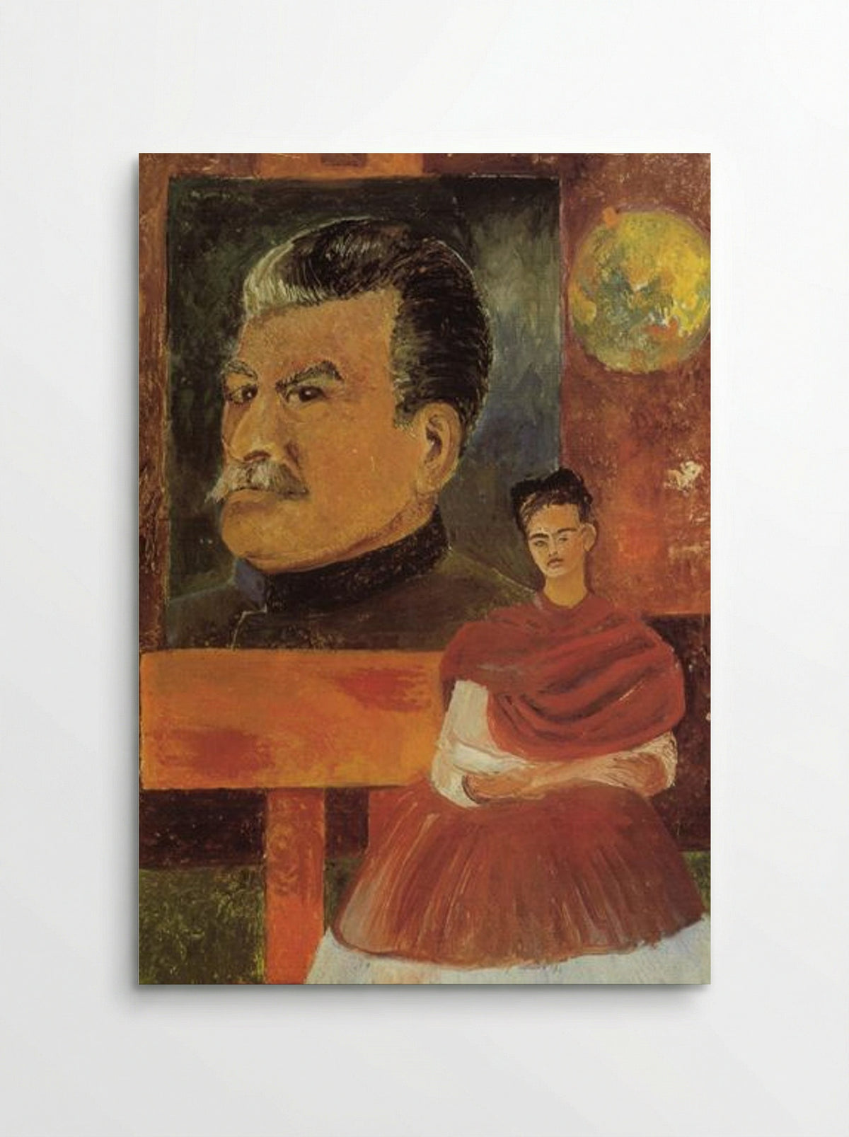 Self Portrait with Stalin - Frida Kahlo - Poster