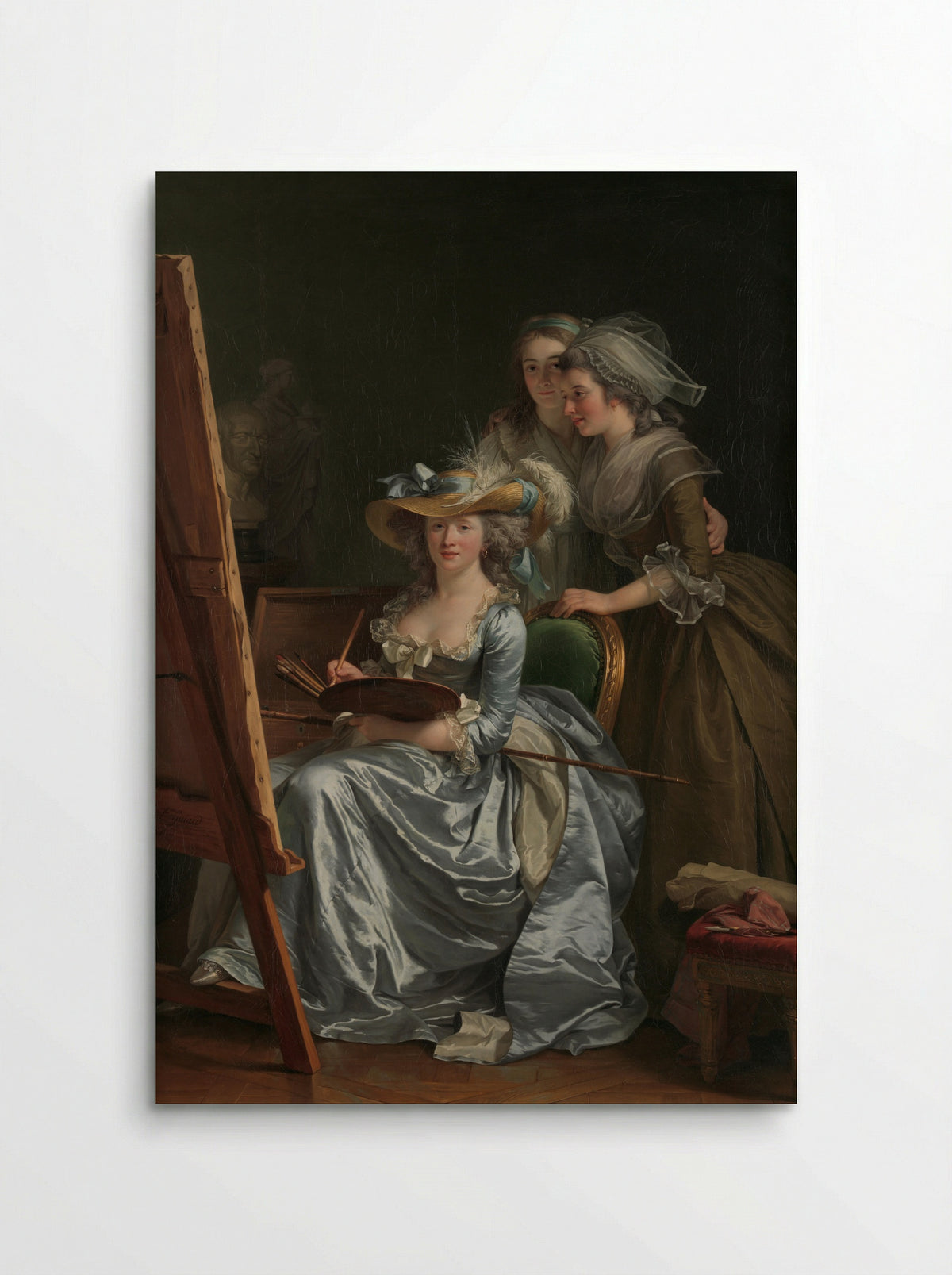 Self-Portrait with Two Pupils - Adélaïde Labille-Guiard - Poster