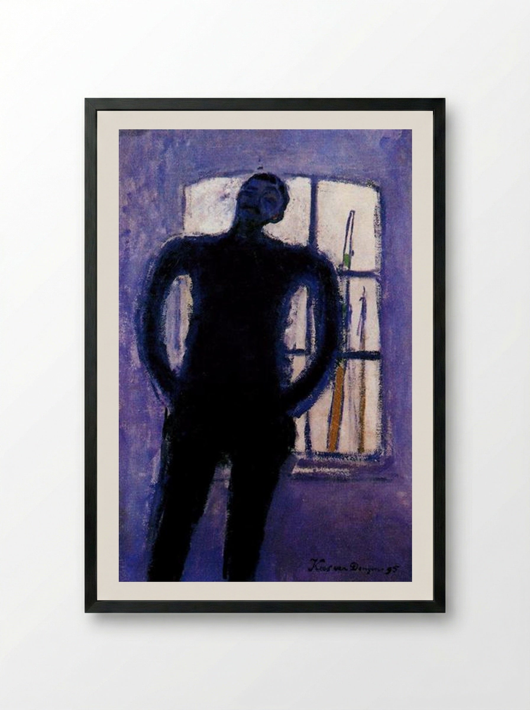 Self-Portrait - Kees van Dongen - Framed Print Black