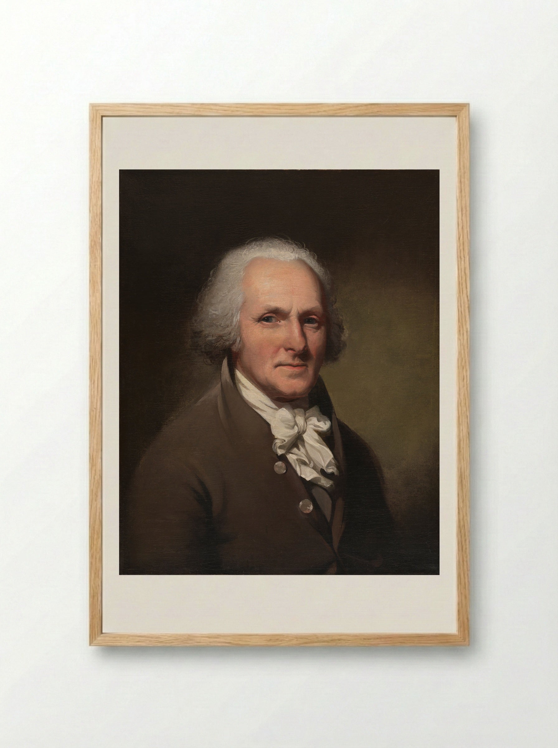 Self-Portrait - Charles Willson Peale - Framed Print Wood