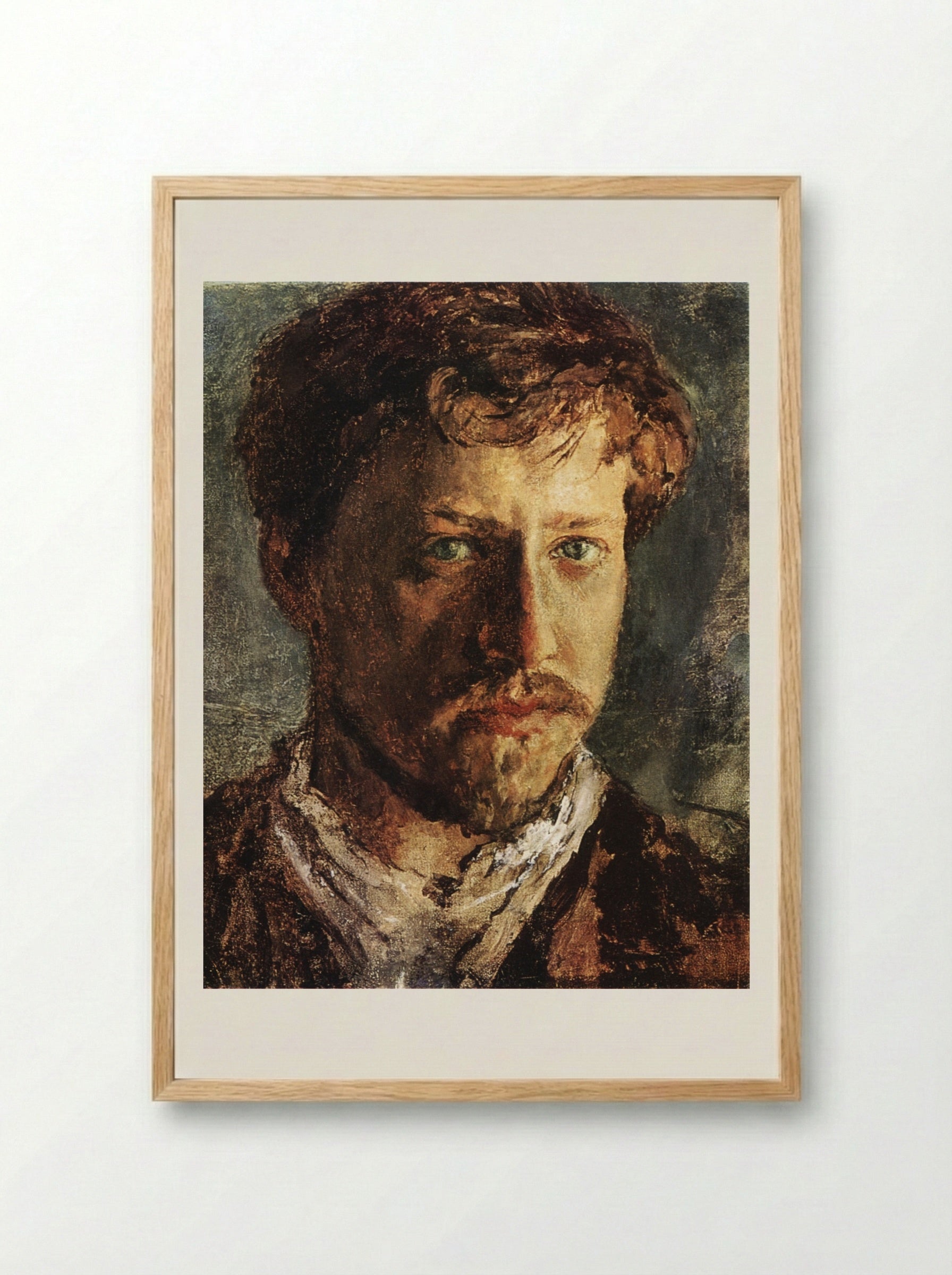 Self-Portrait - Valentin Serov - Framed Print Wood