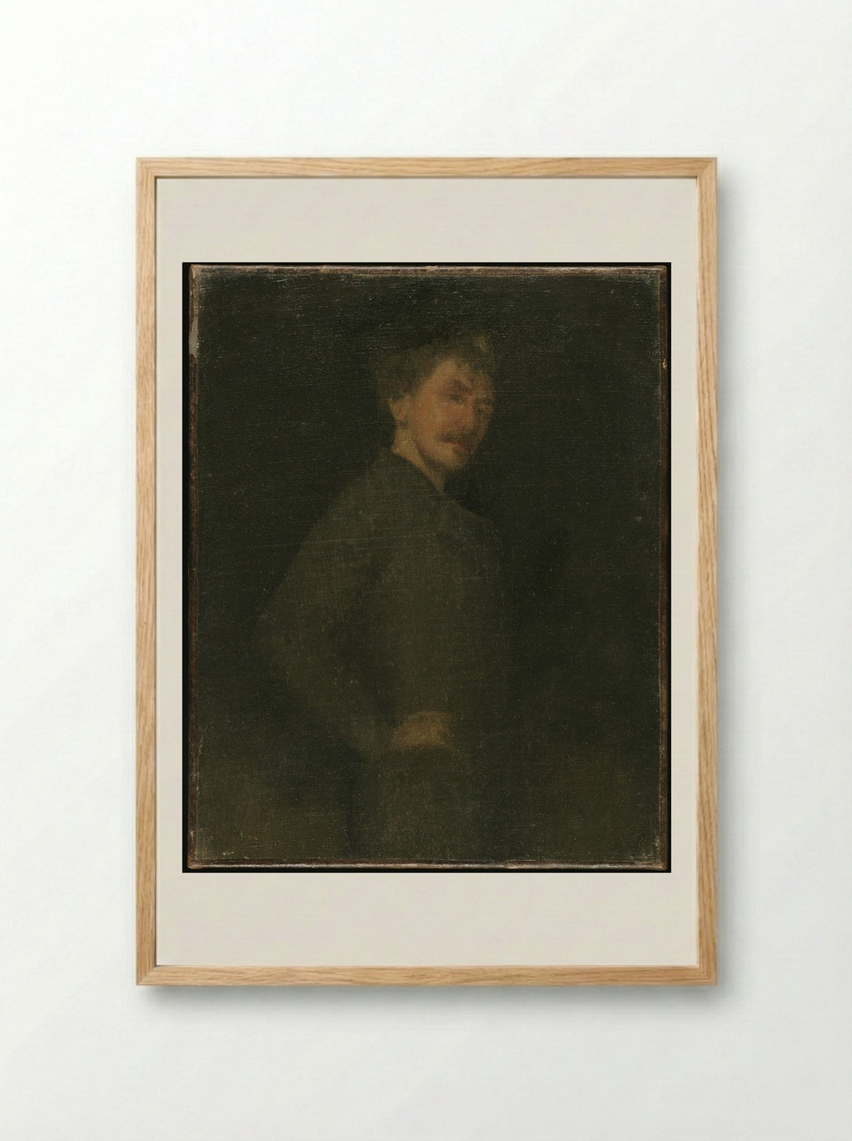 Self-Portrait - James Abbott McNeill Whistler - Framed Print Wood