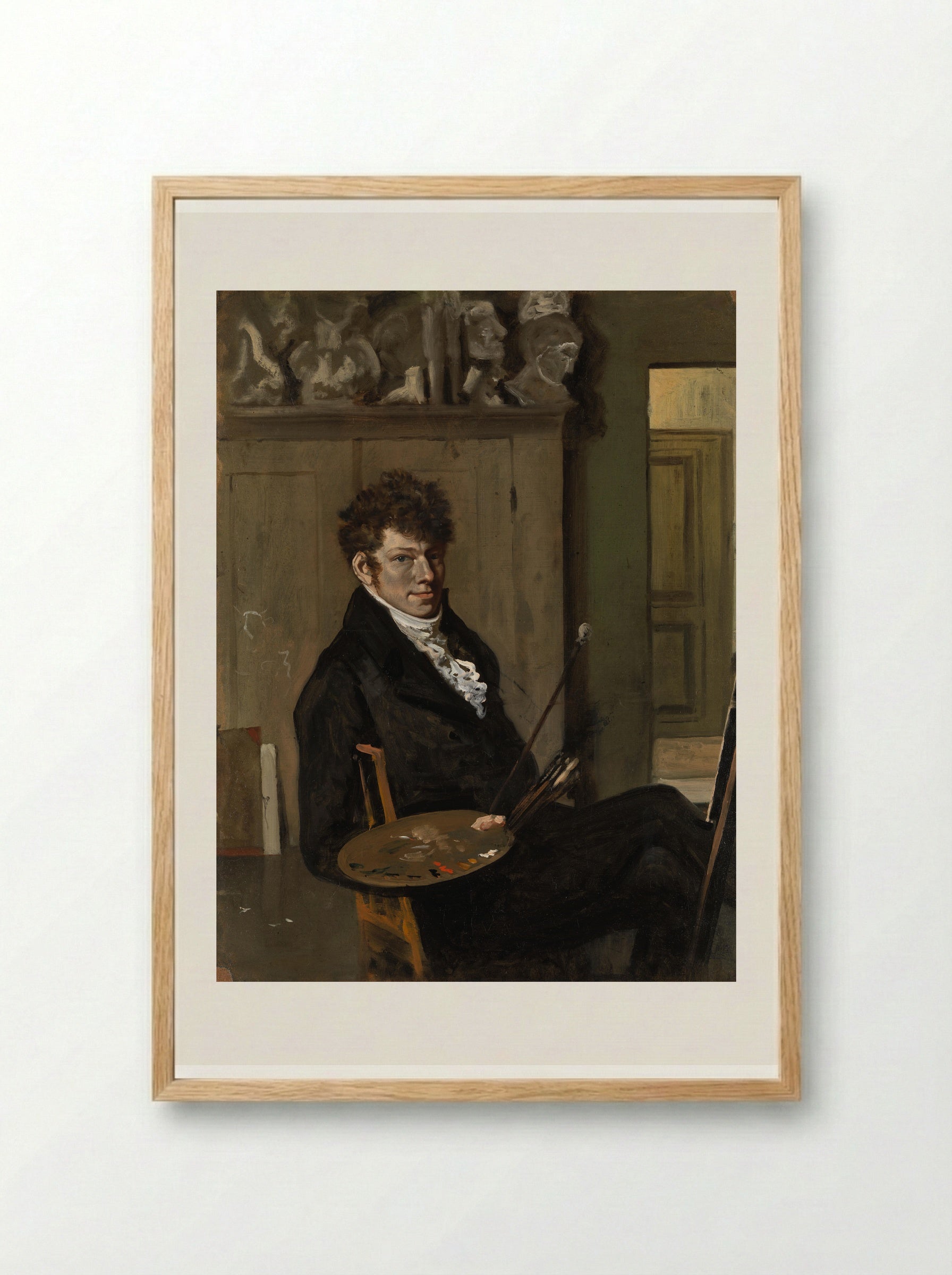 Self-Portrait - Wouter Johannes van Troostwijk - Framed Print Wood